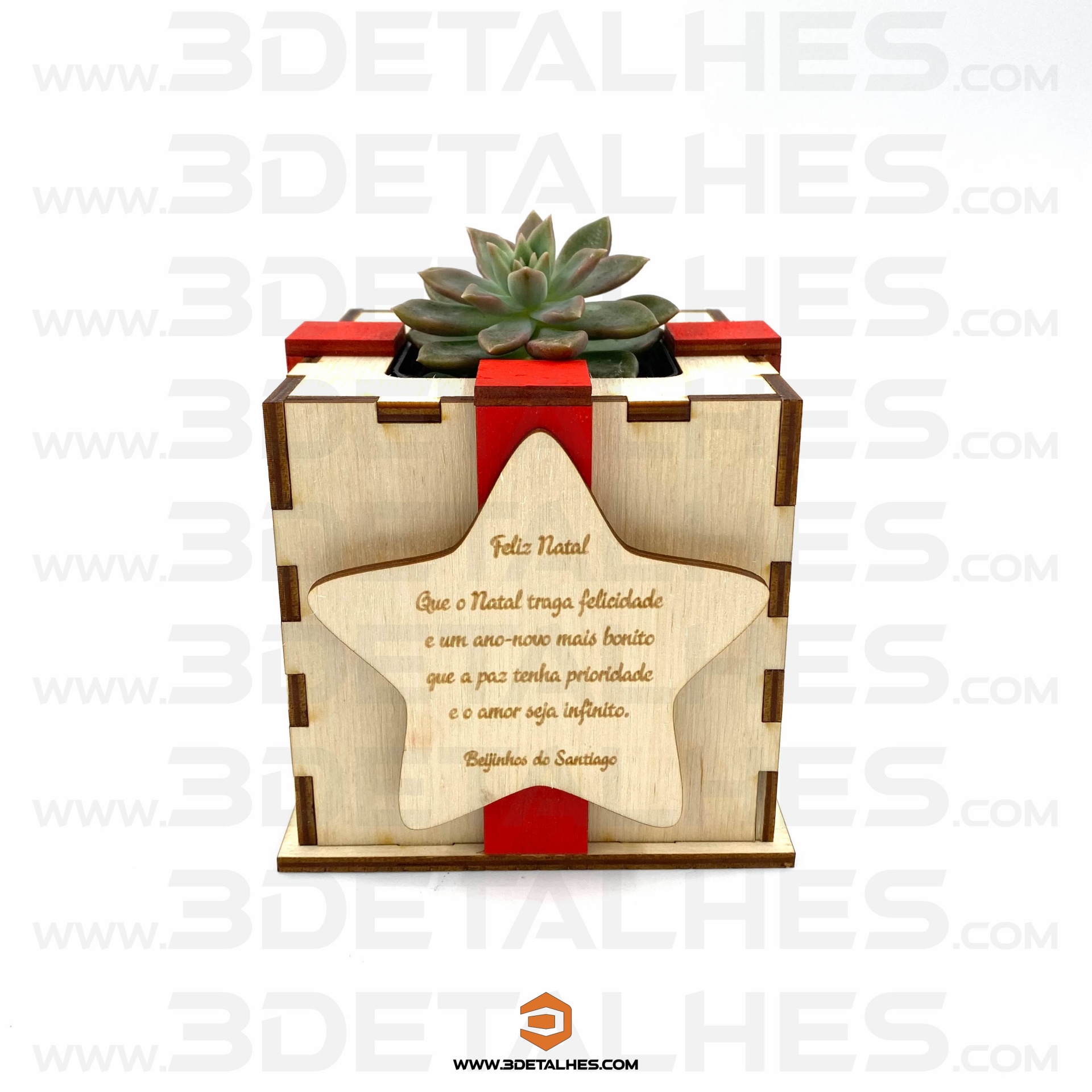Vaso Presente de Natal