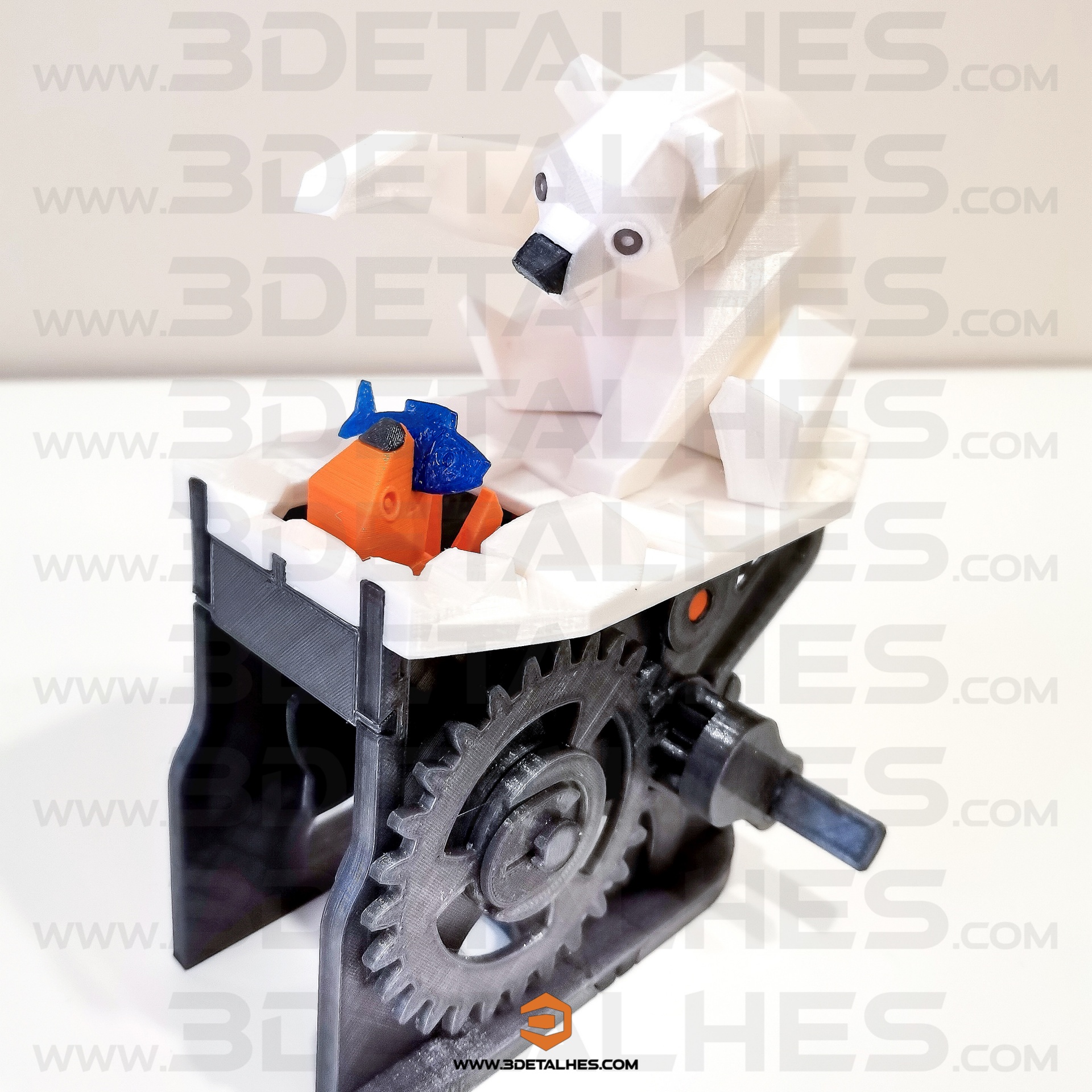 Mecanismo Urso Polar 3D