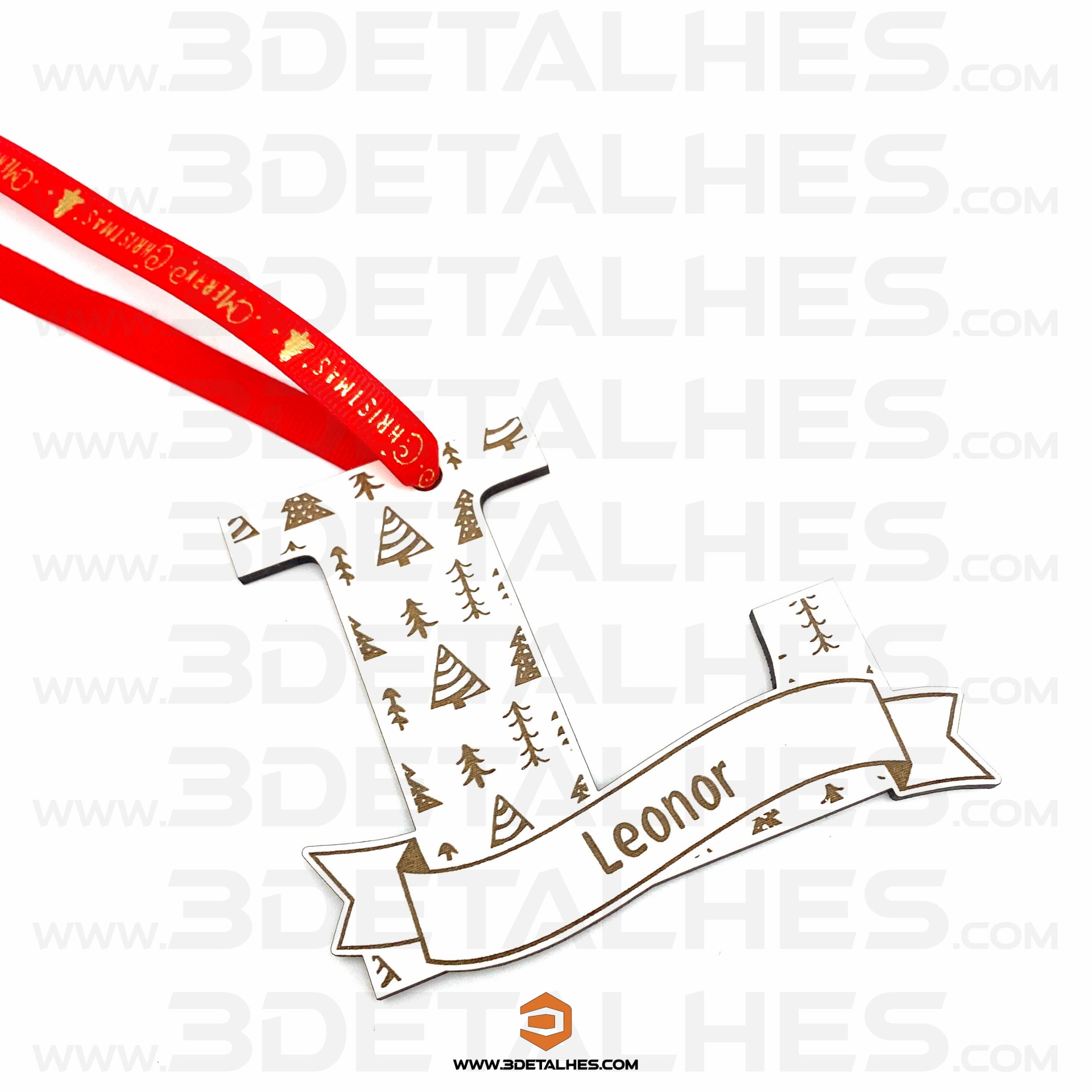 Pendente - Letra e Nome