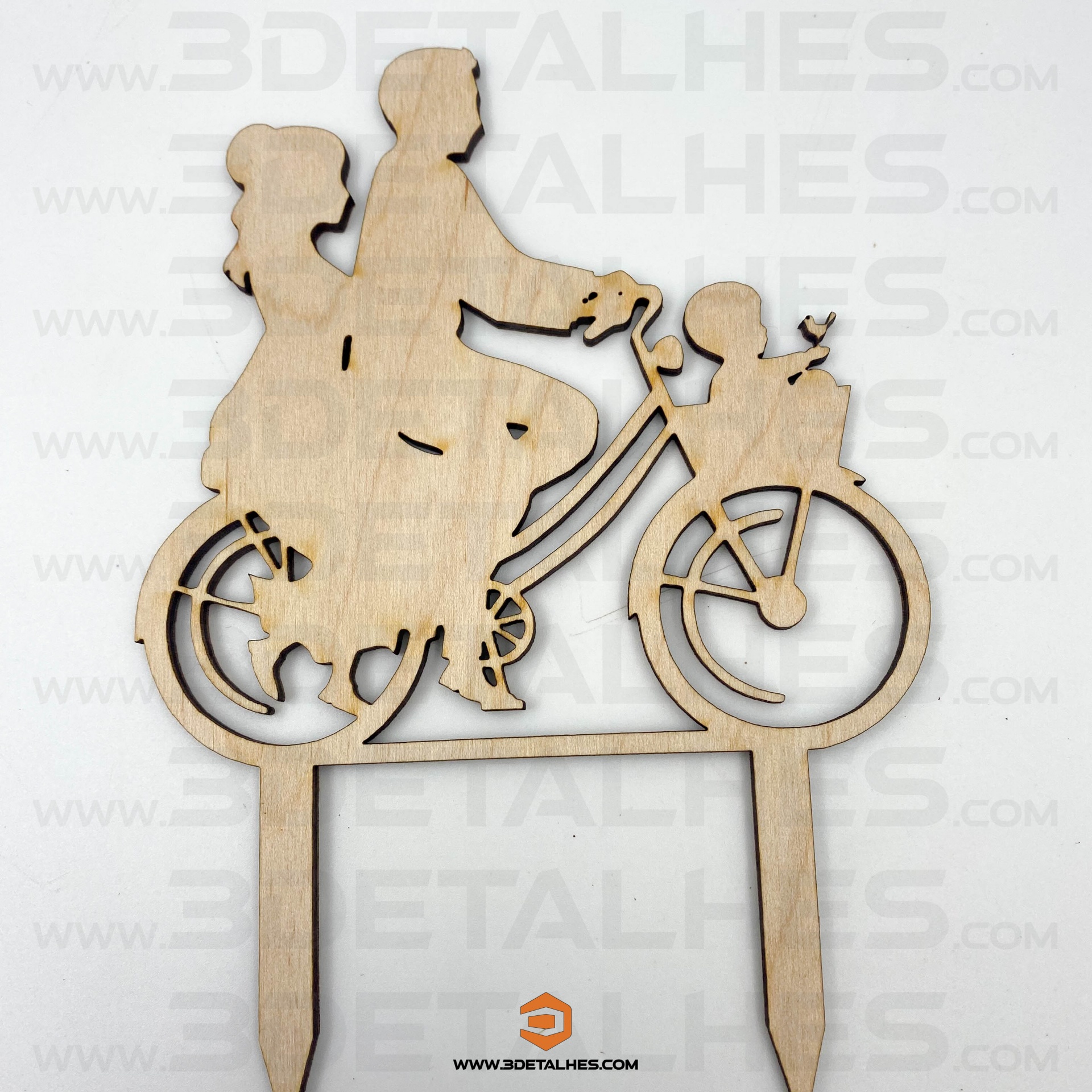 Topo de Bolo - Bicicleta