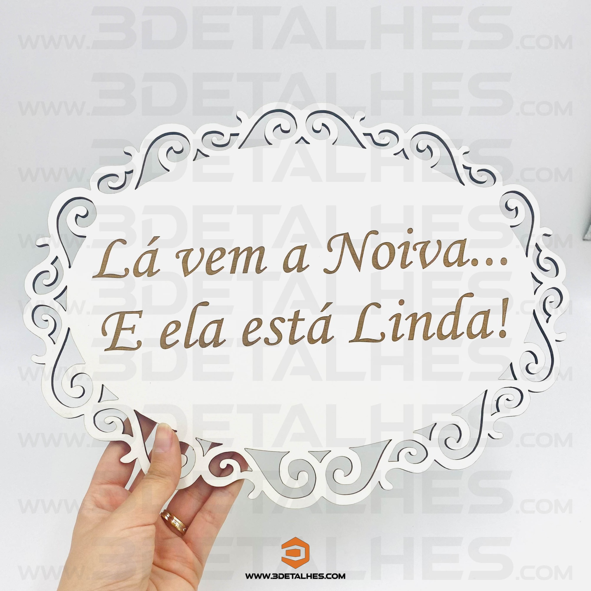 Placa Entrada Noivos