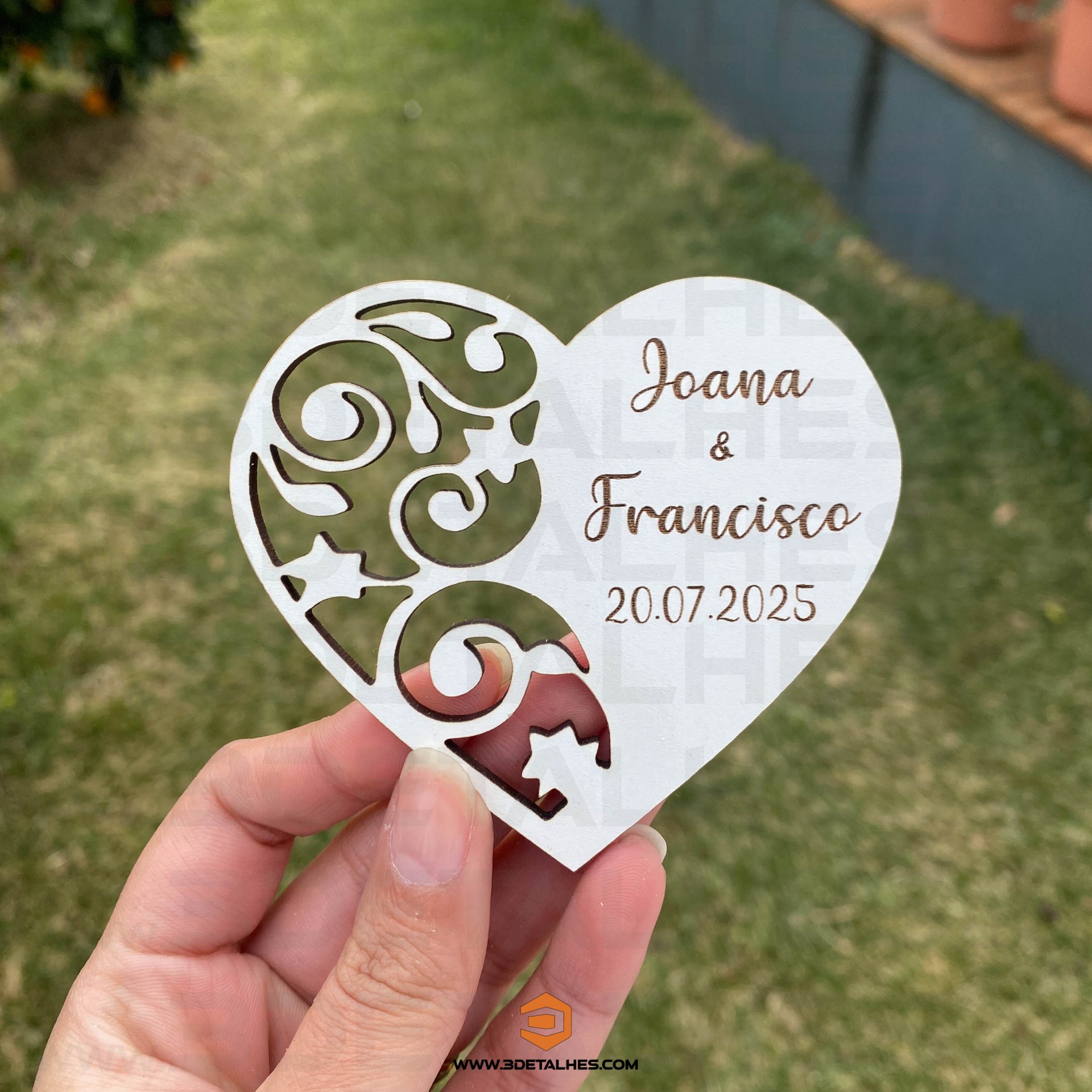 Lembrança Coração (íman)