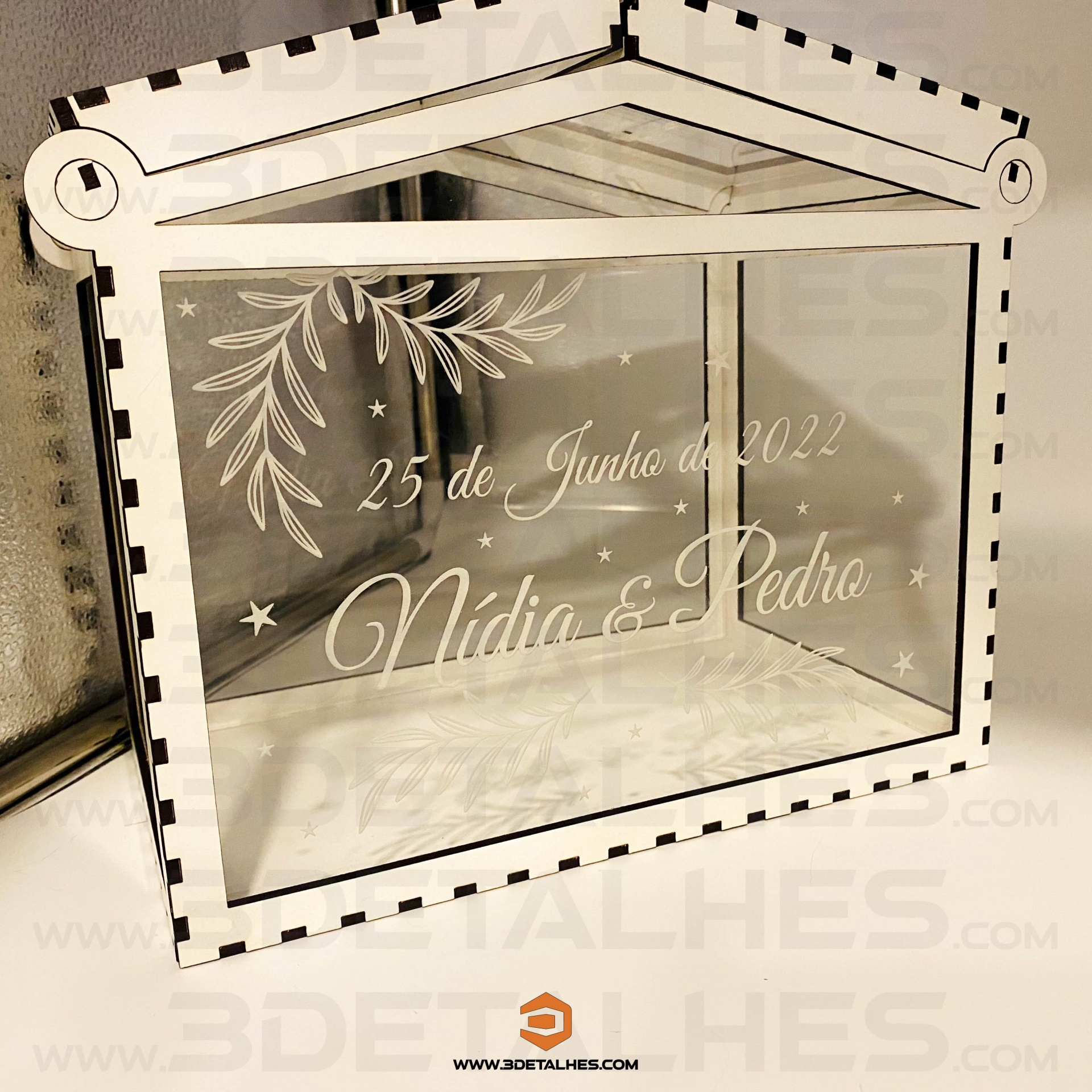 Caixa para Envelopes - Acrílico