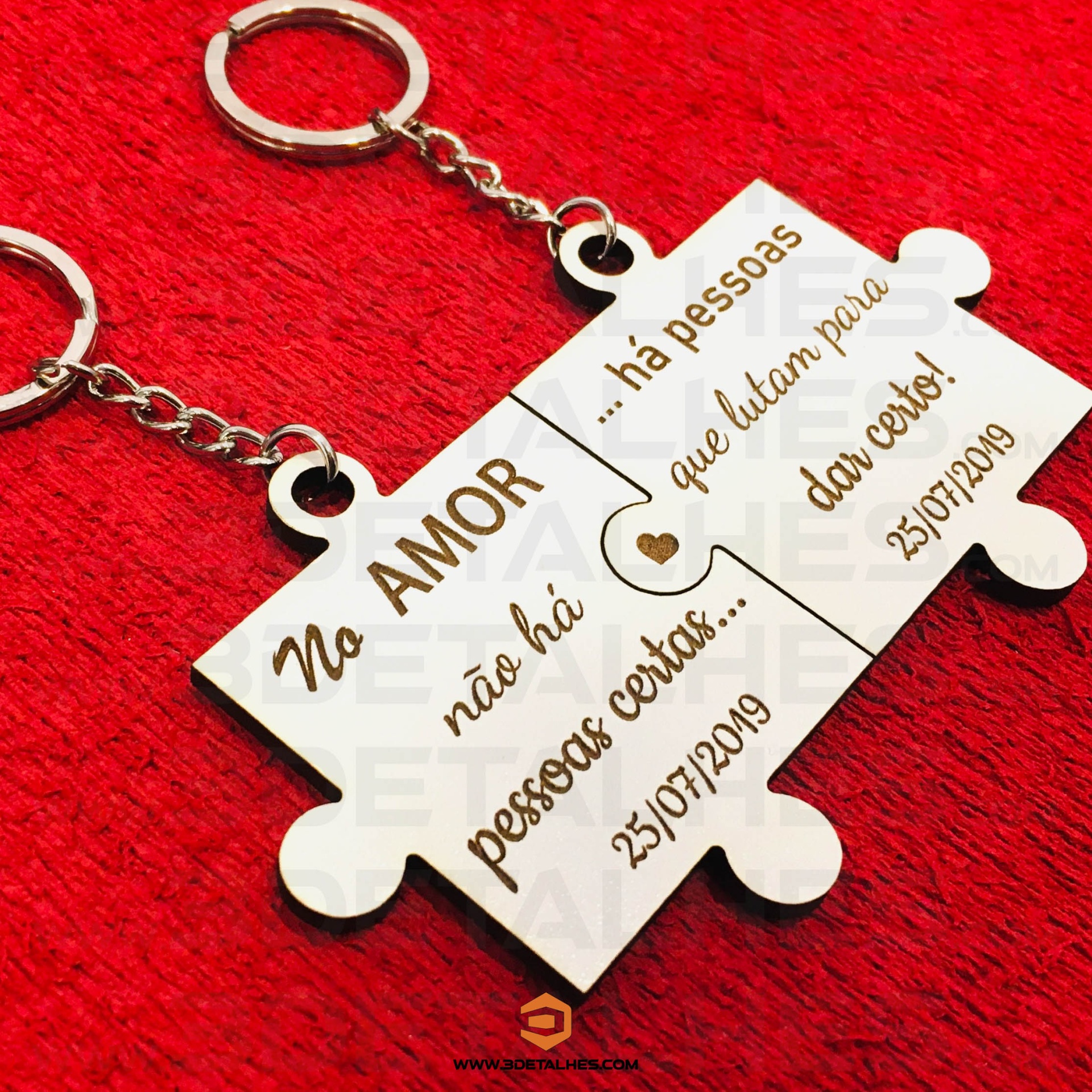 Conjunto Porta-Chaves Puzzle