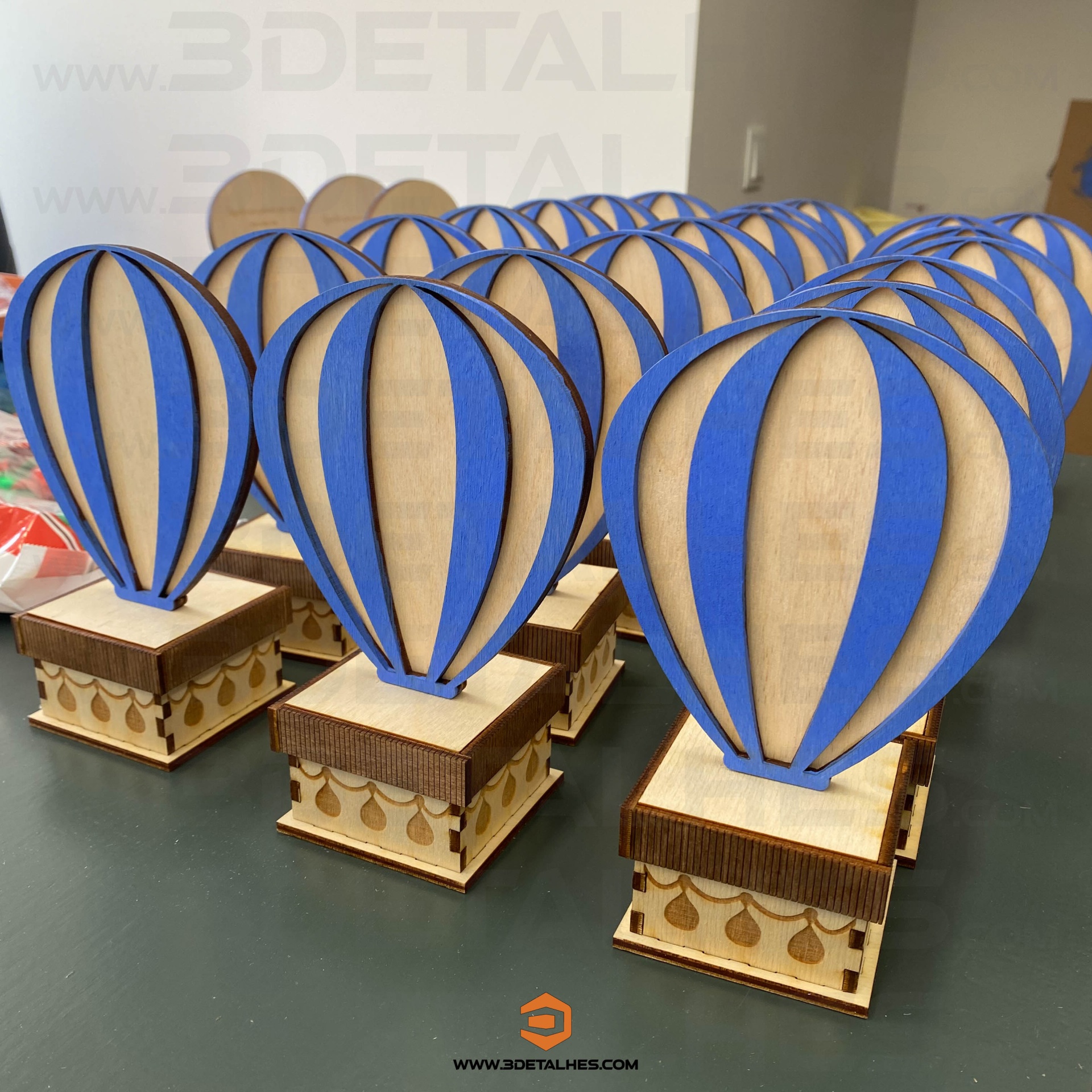 Balão de Ar Quente (caixa com bombons)