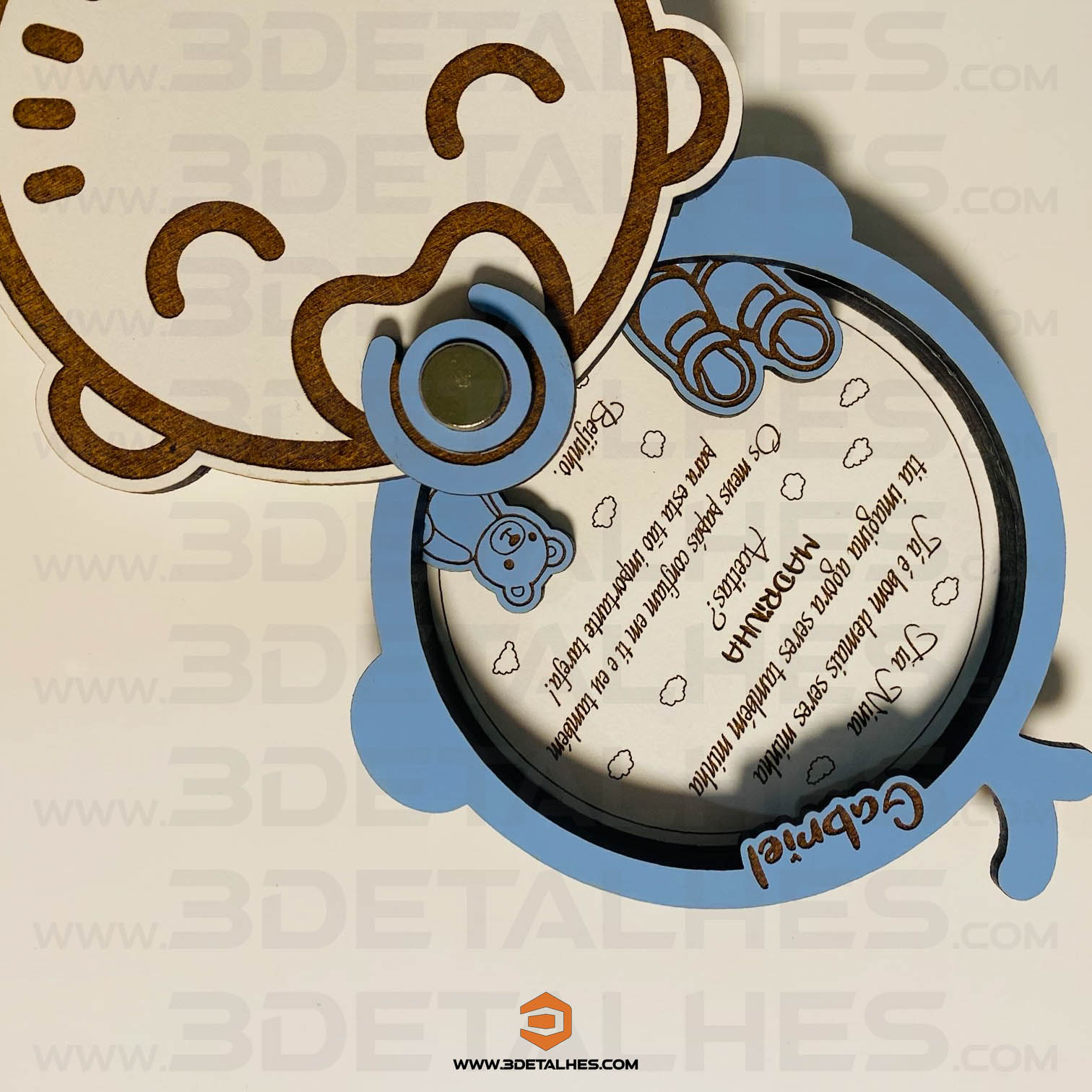 Convite/Lembrança Bebé com Chupeta