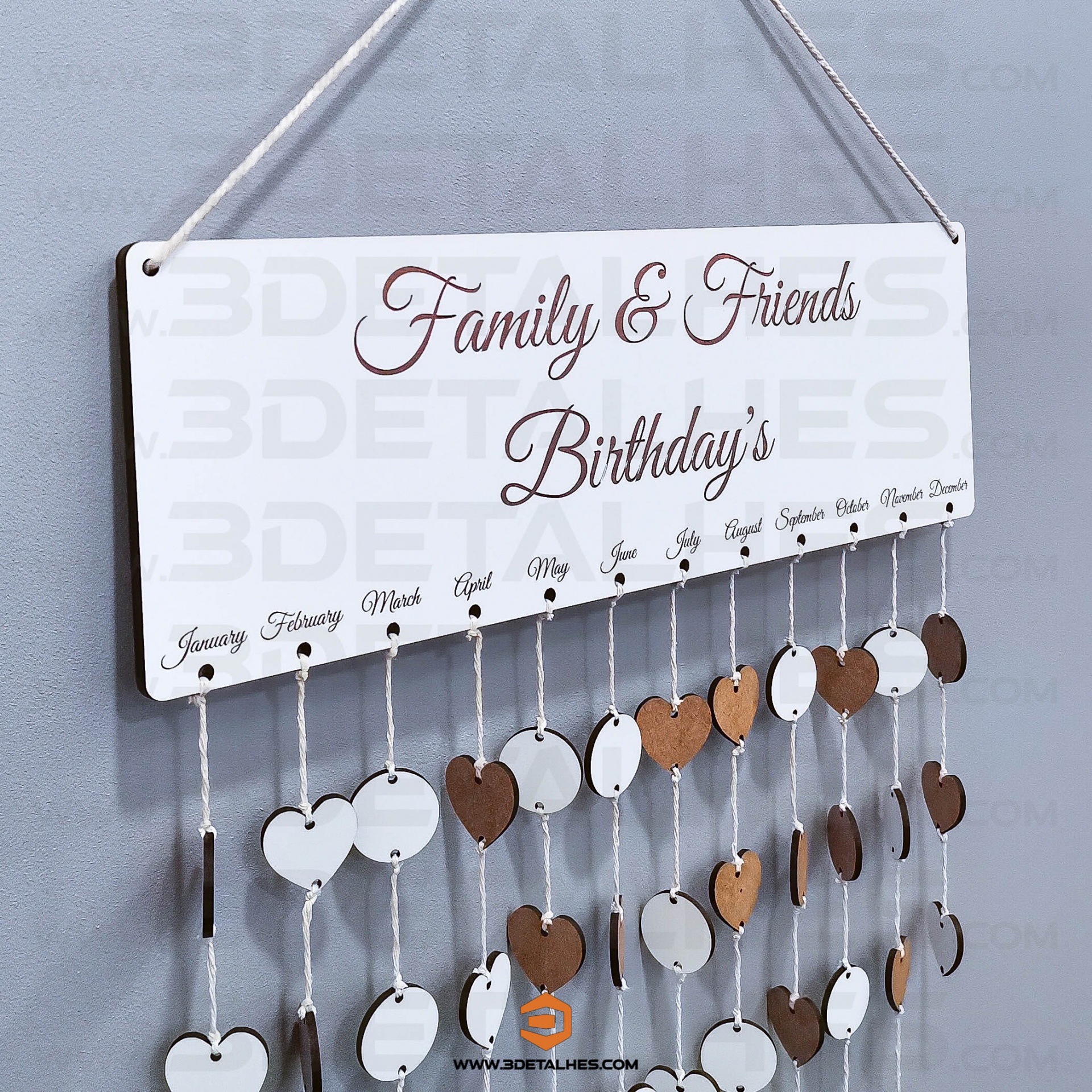 Calendário de Aniversários