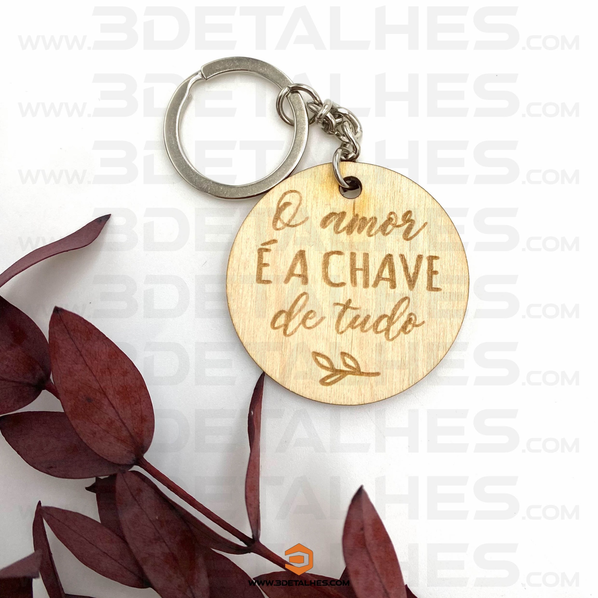 Porta Chave - O Amor é a Chave de Tudo