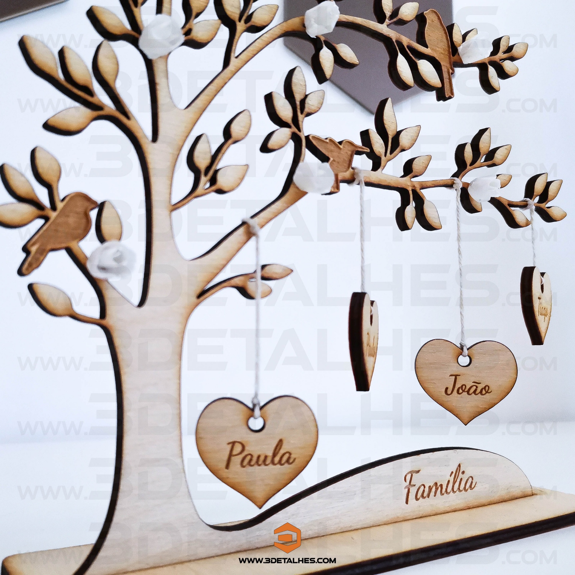 Árvore da Vida com Elementos Suspensos
