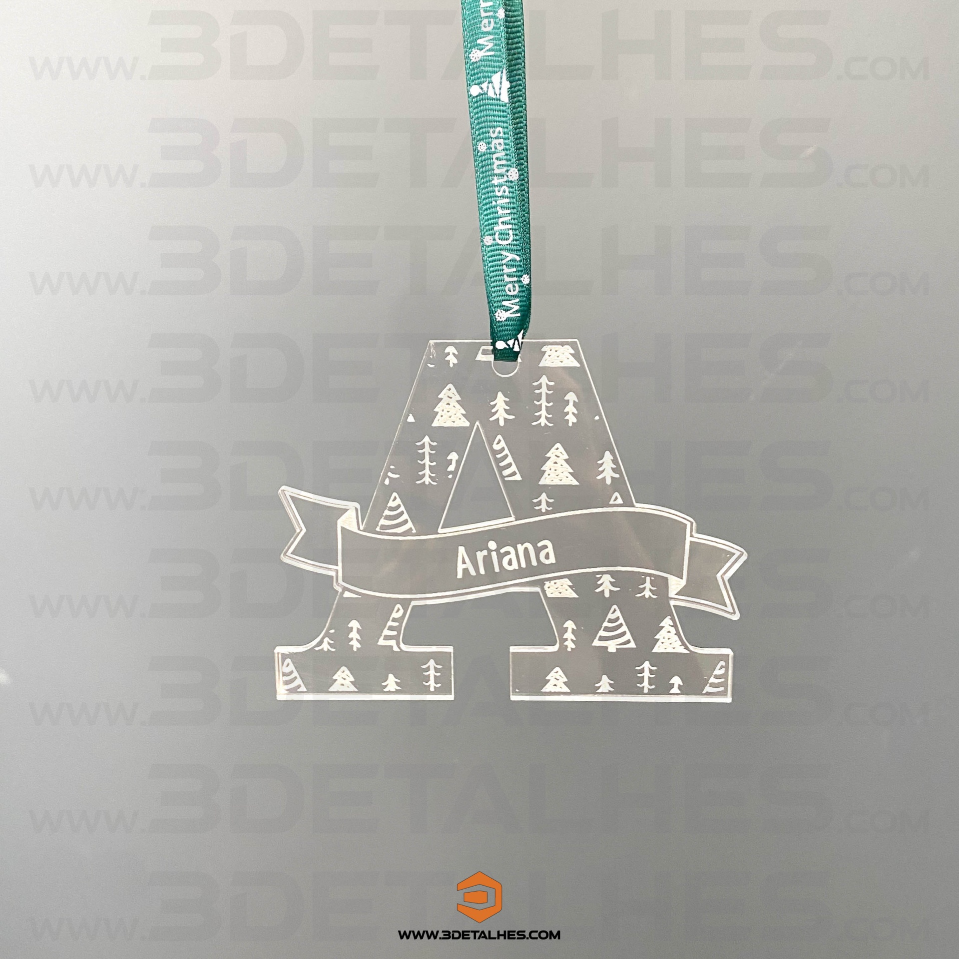 Pendente - Letra e Nome