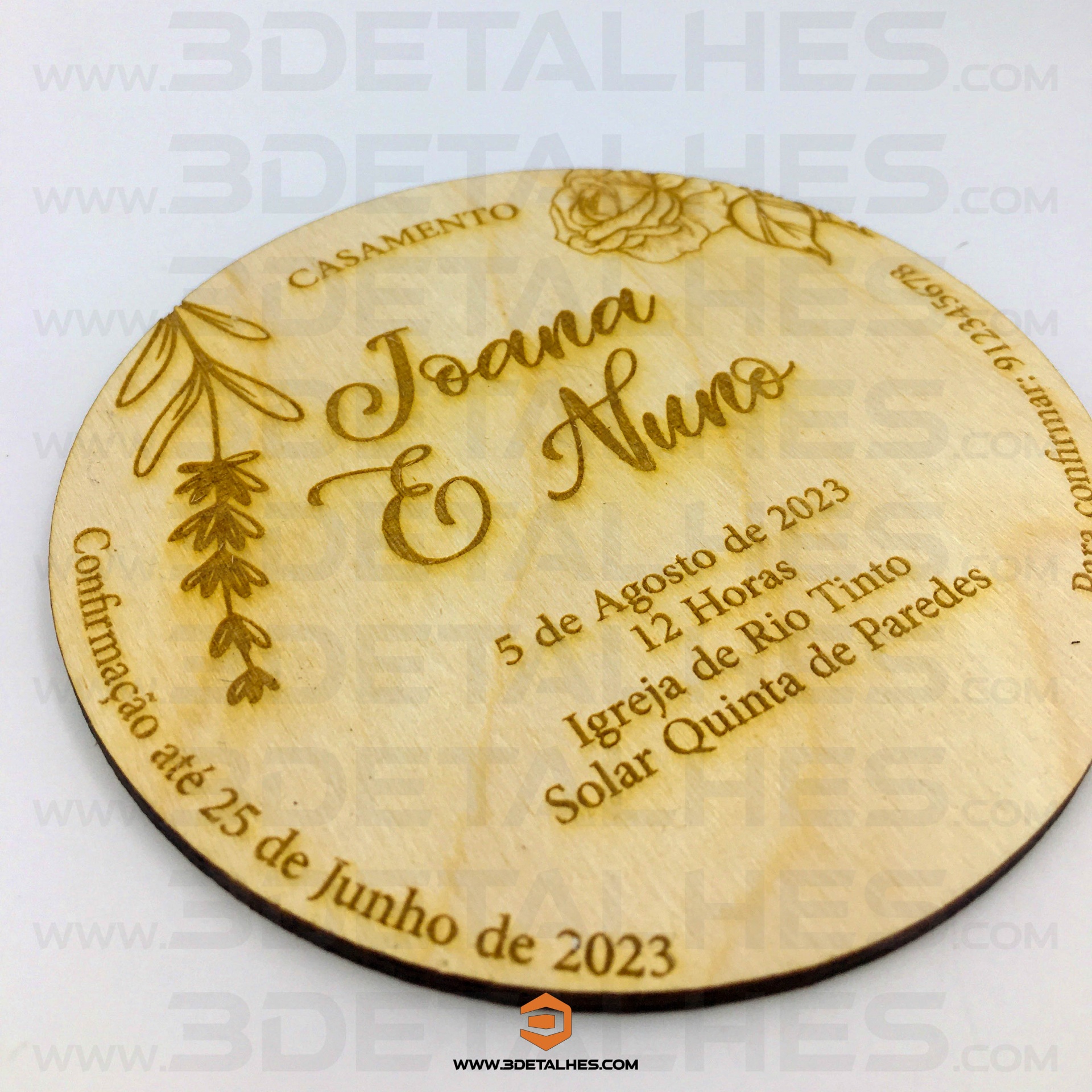 Convite Íman Redondo