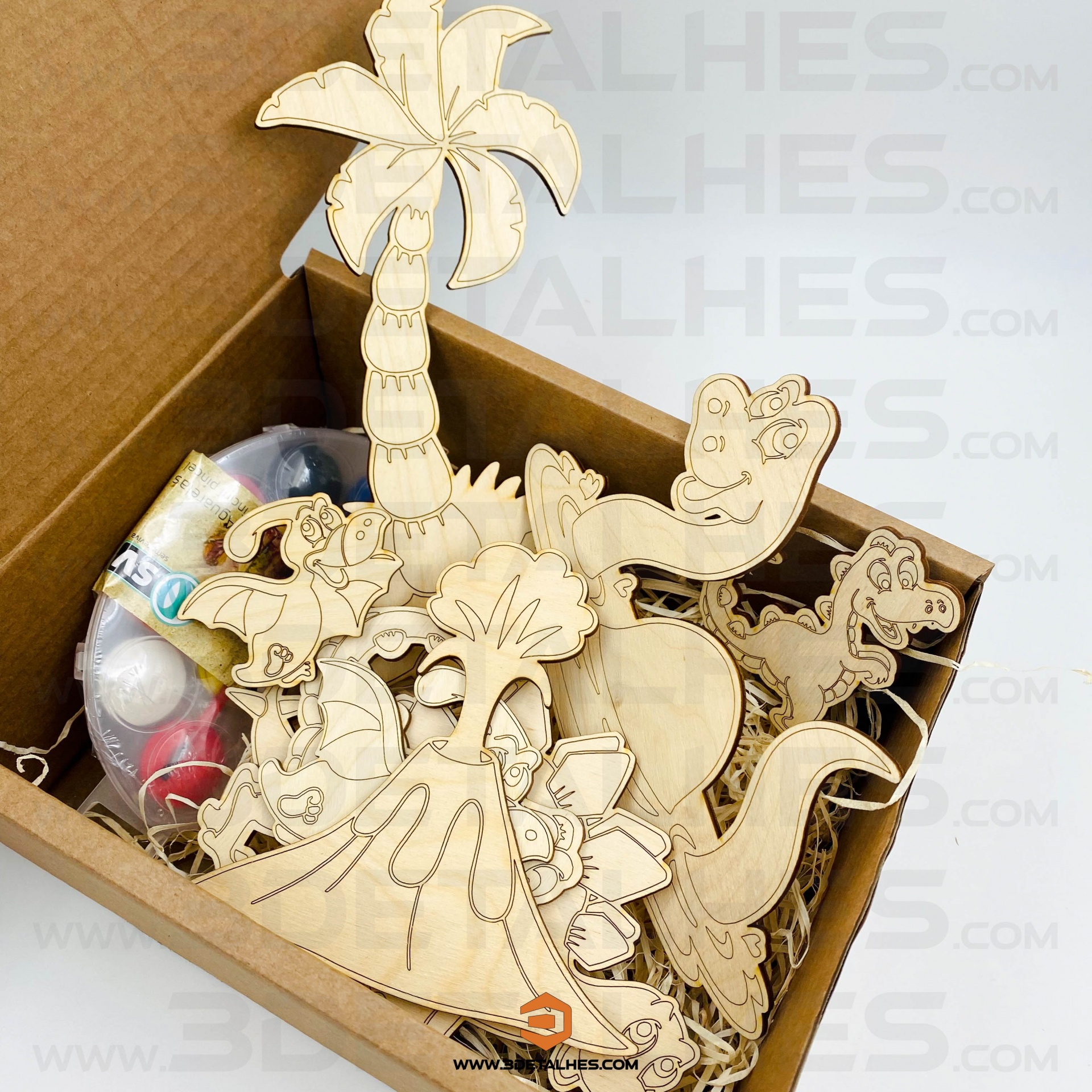 Kit de Pintura - Dinossauros