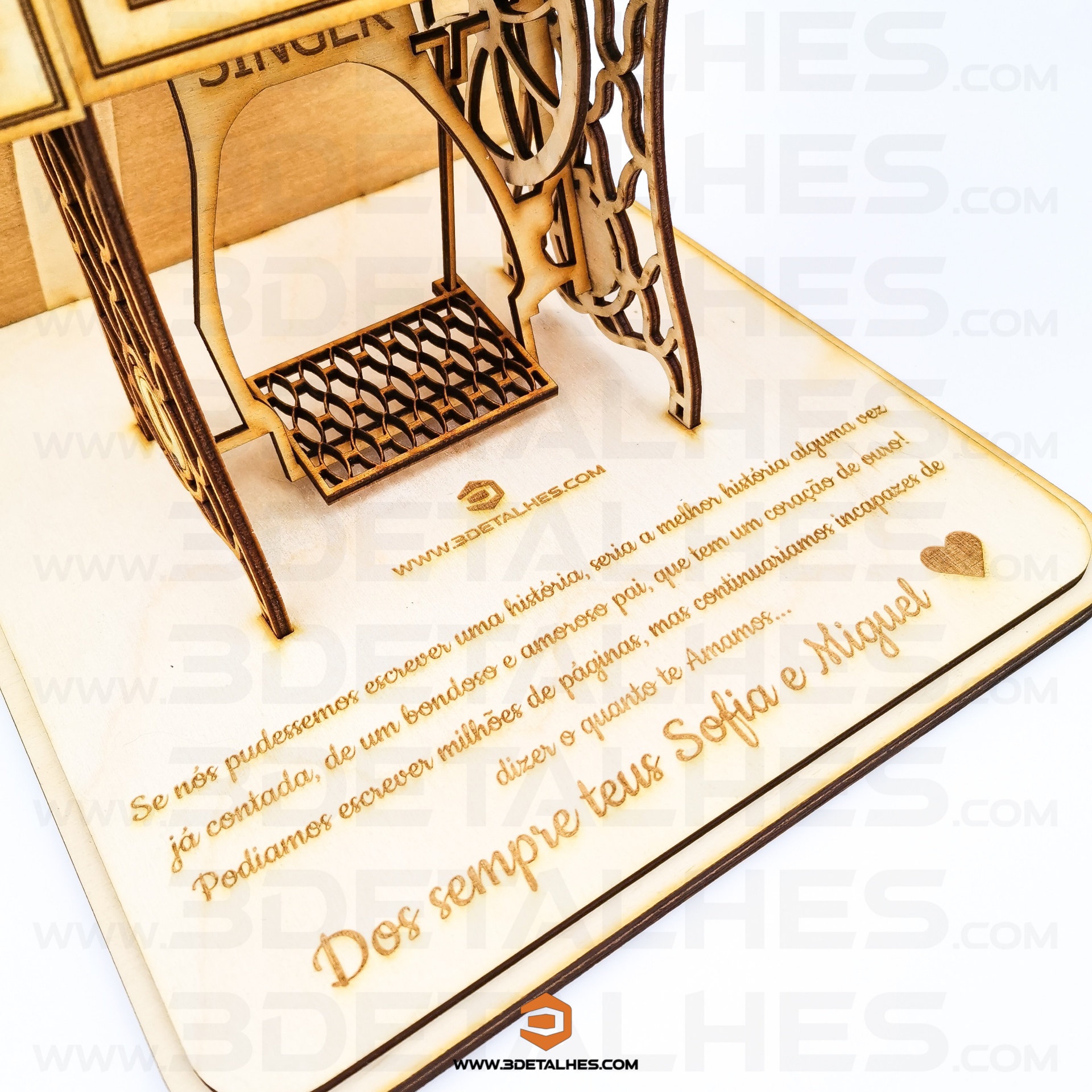 Máquina Costura Singer - 3D