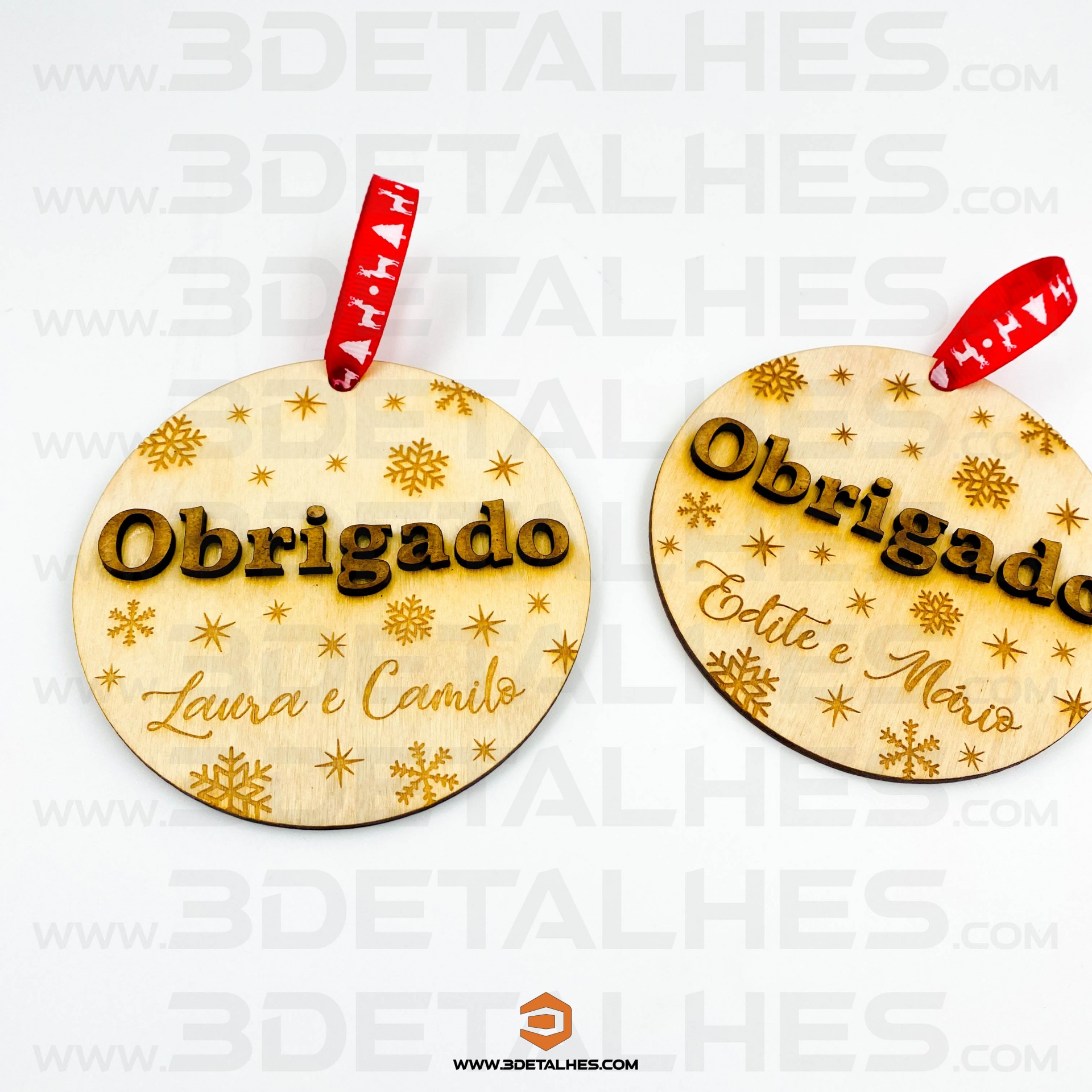 Bola de Natal - OBRIGADO