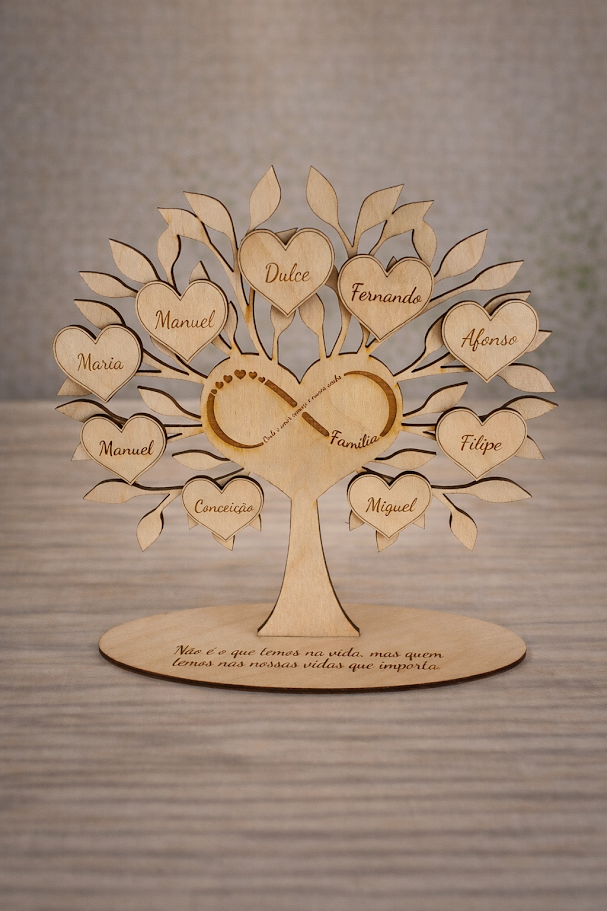 Árvore da Vida com Coração no Centro