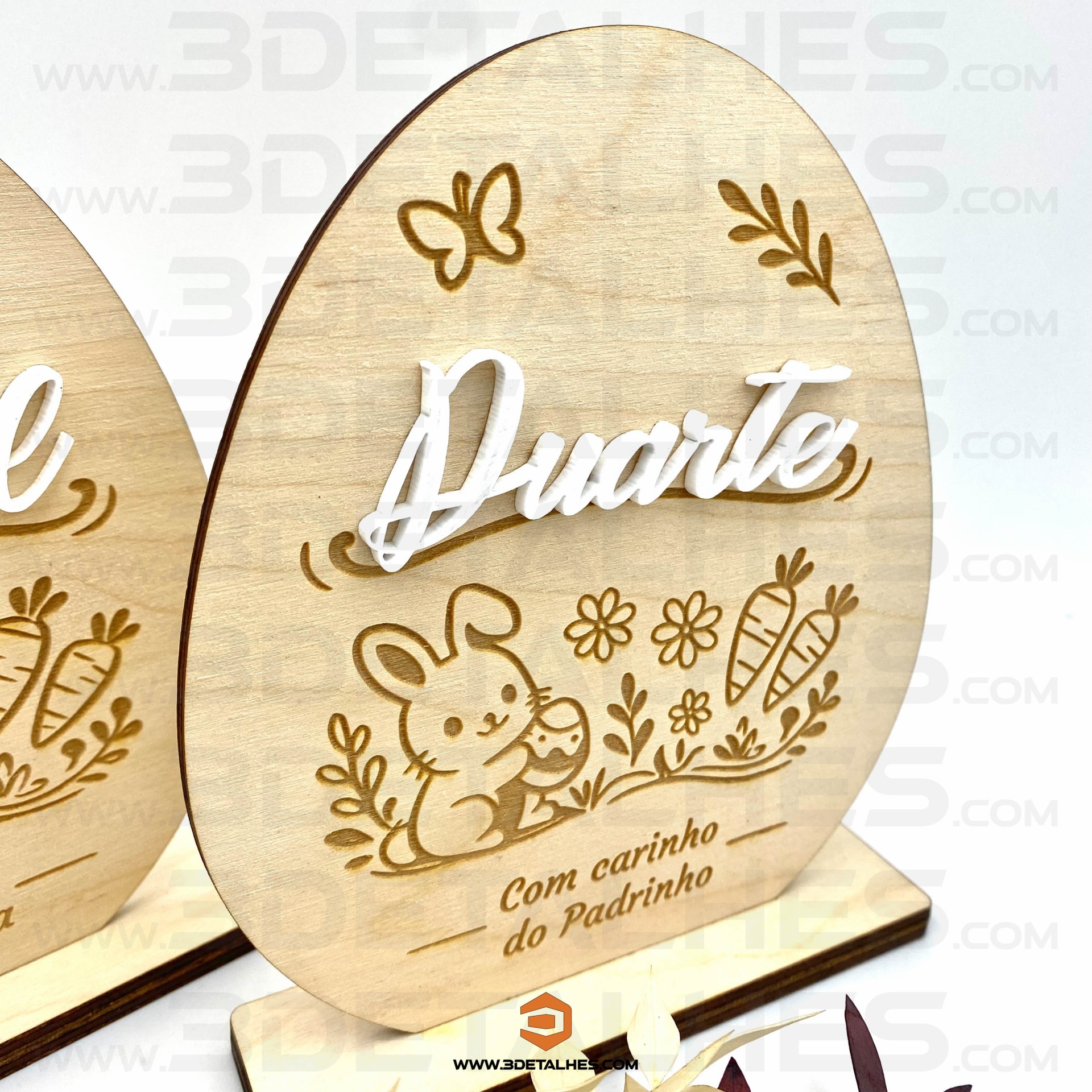 Peça Ovo da Páscoa com Nome