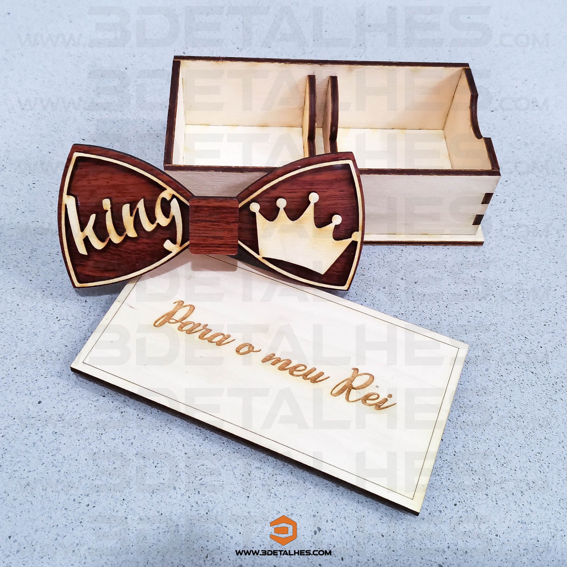 Íman em forma de Laço com Caixa