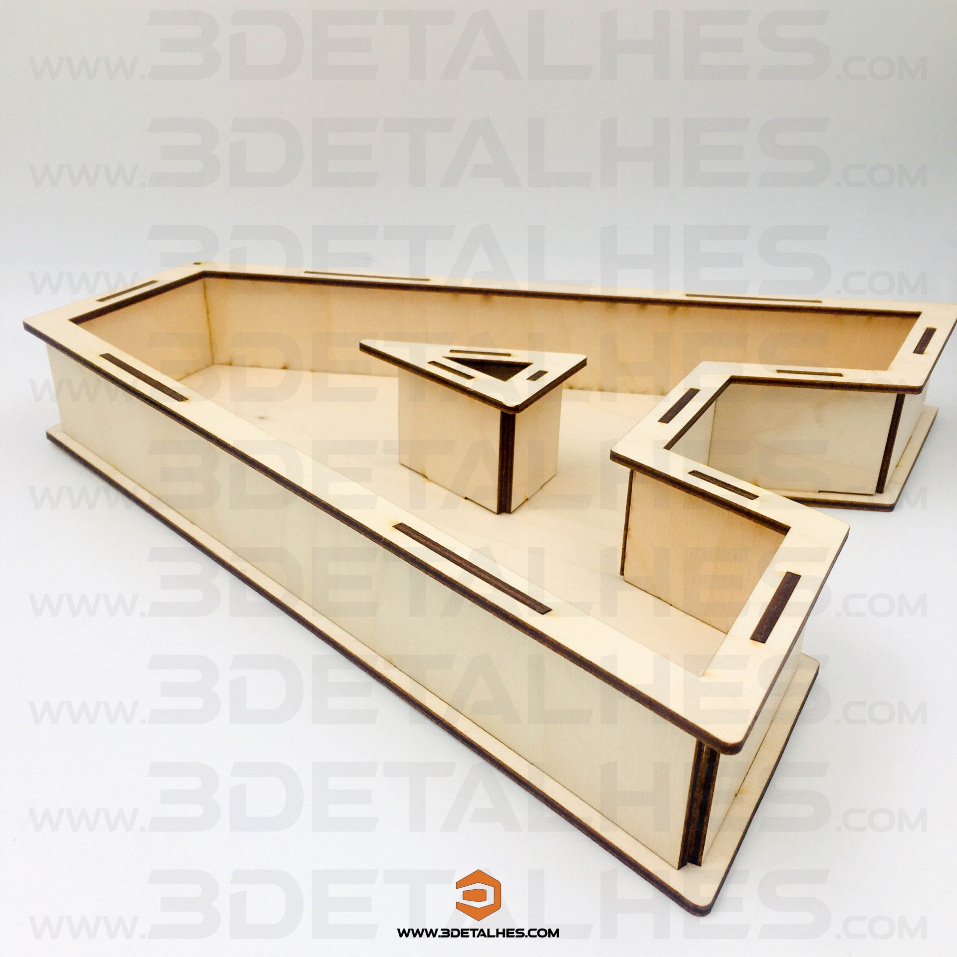 Caixa em Forma de Letra