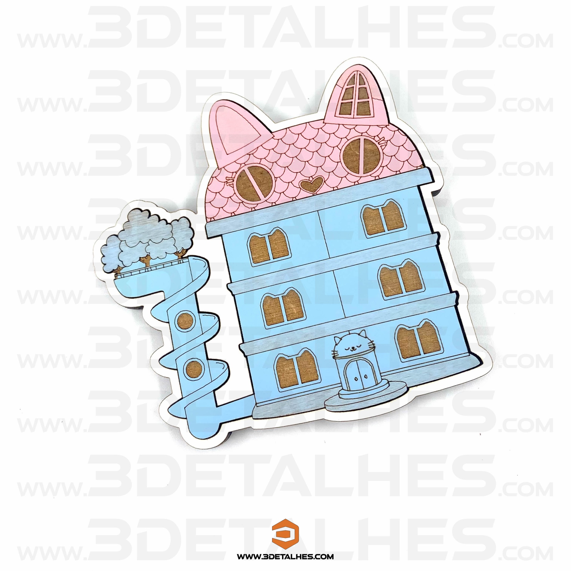 Lembrança Íman - Tema Casa da Gabby