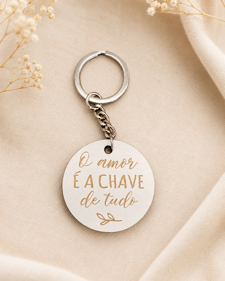 Porta Chave - O Amor é a Chave de Tudo