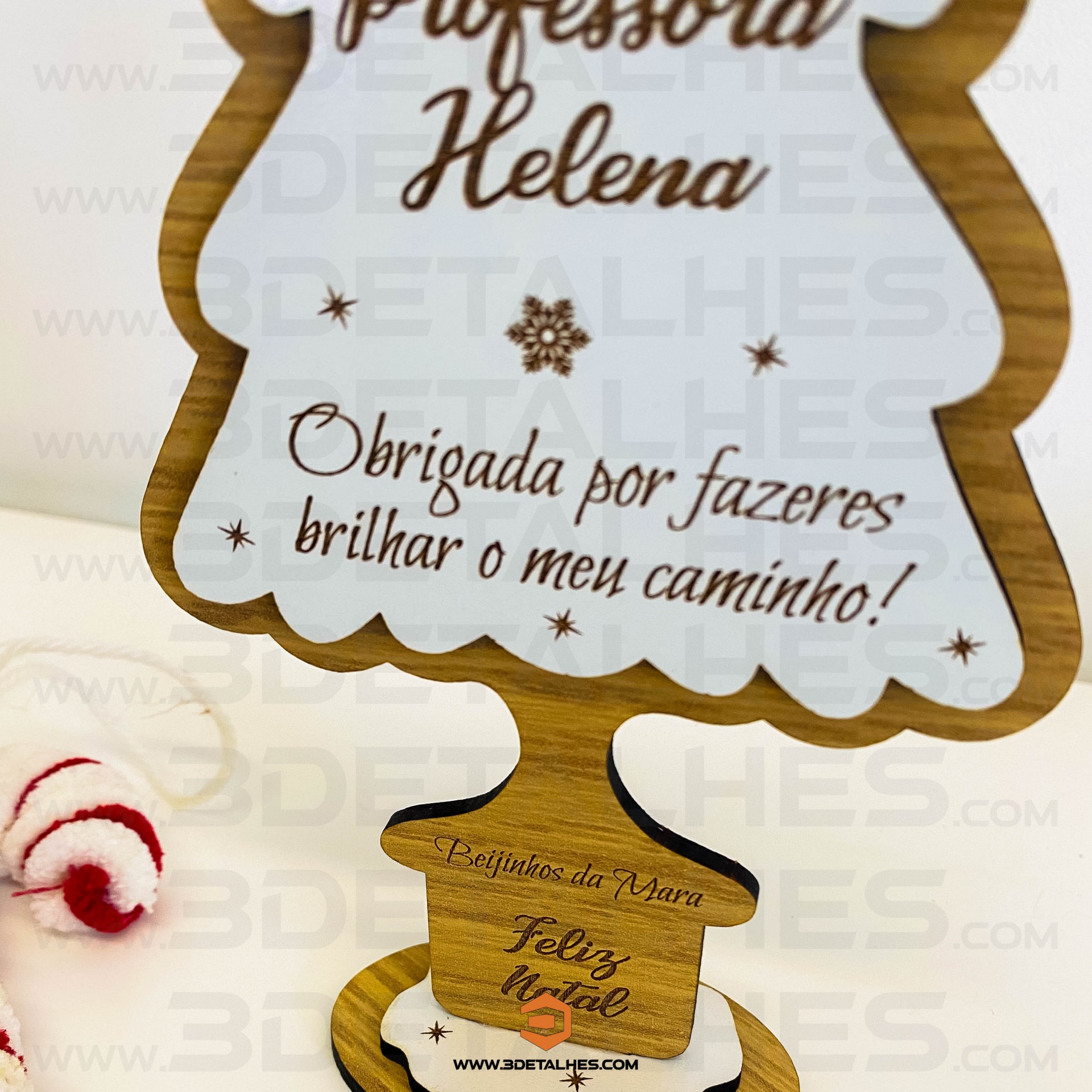 Árvore de Natal com Mensagem