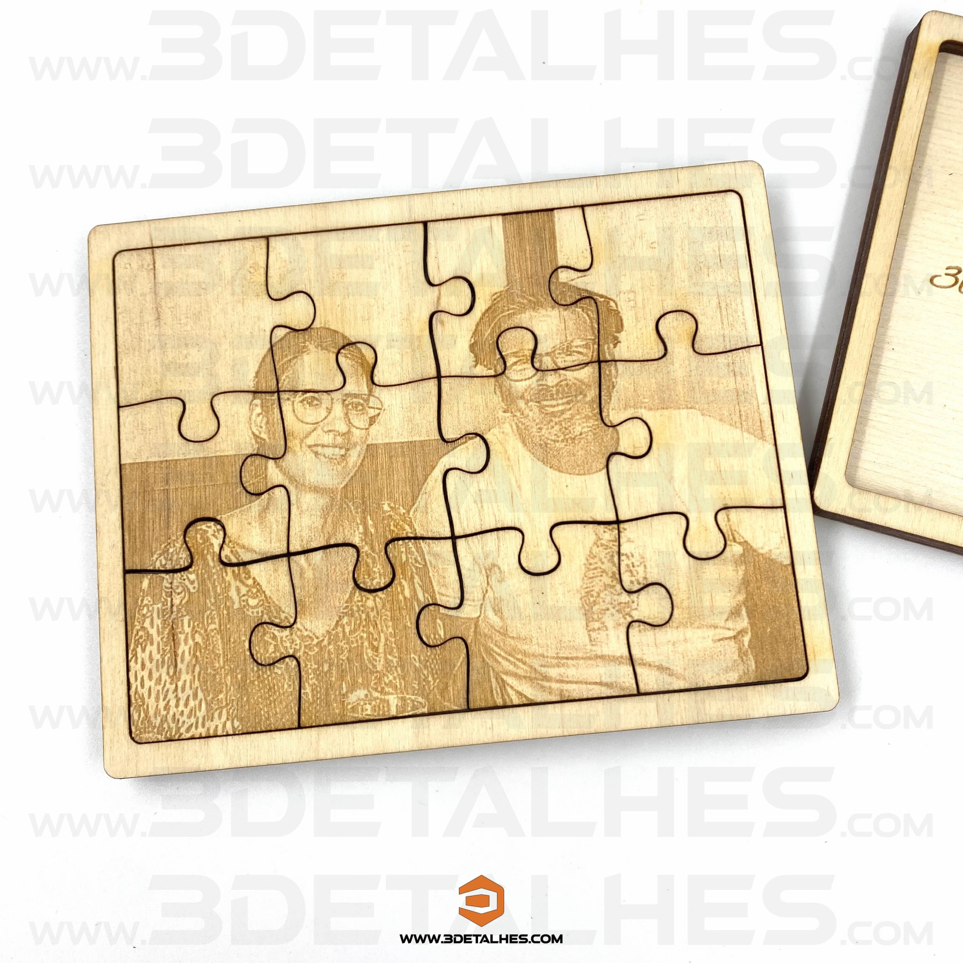 Lembrança Puzzle com Fotografia Gravada
