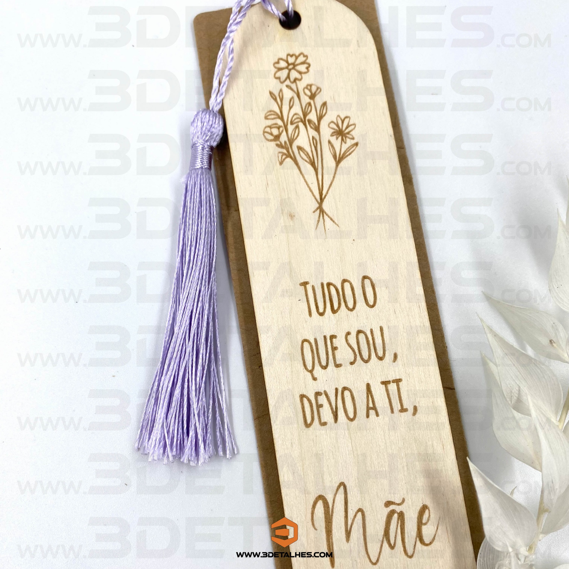 Marcador de Livro - Mãe