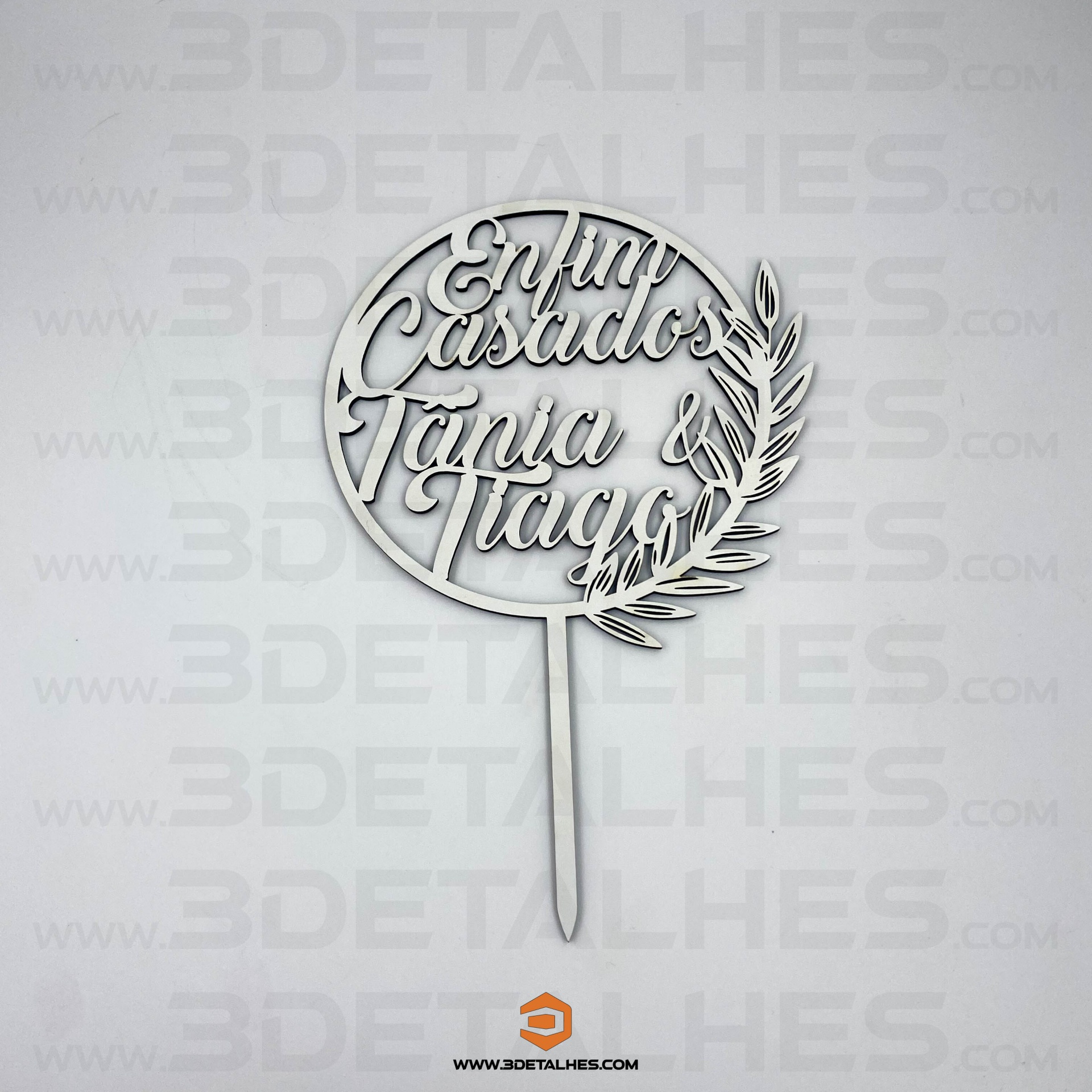 Topo de Bolo - Floral