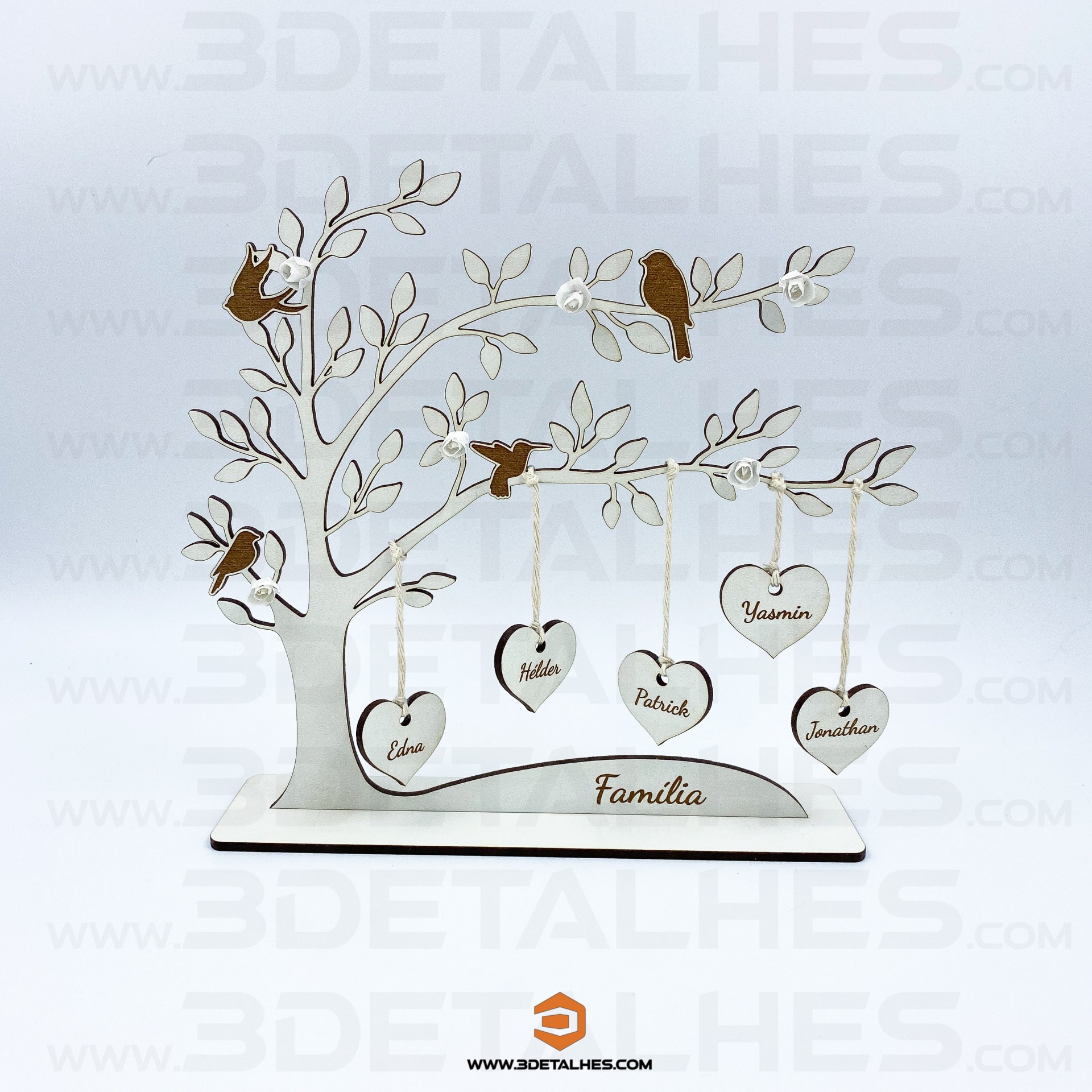 Árvore da Vida com Elementos Suspensos