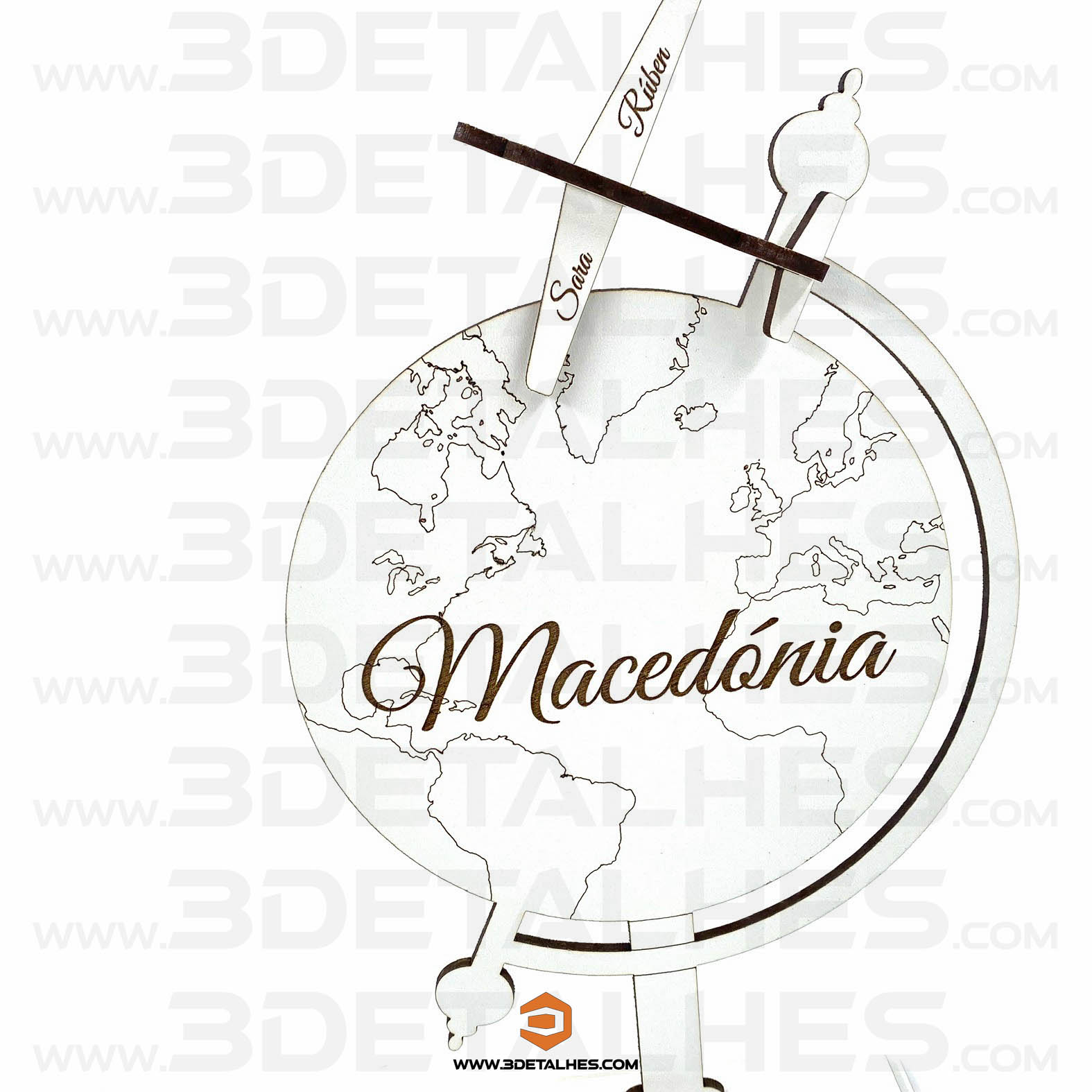 Marcador de Mesa - Globo