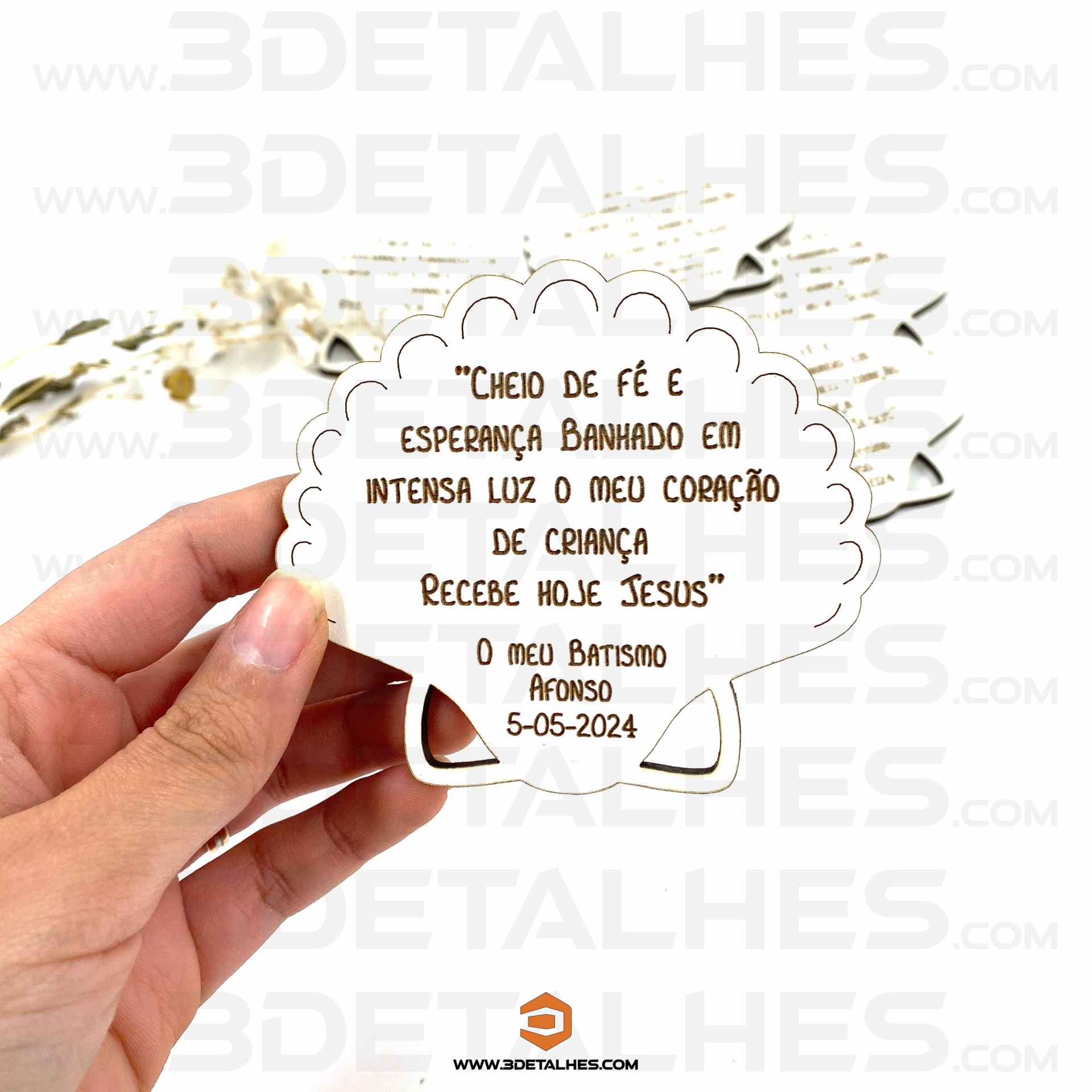 Lembrança Concha de Batismo