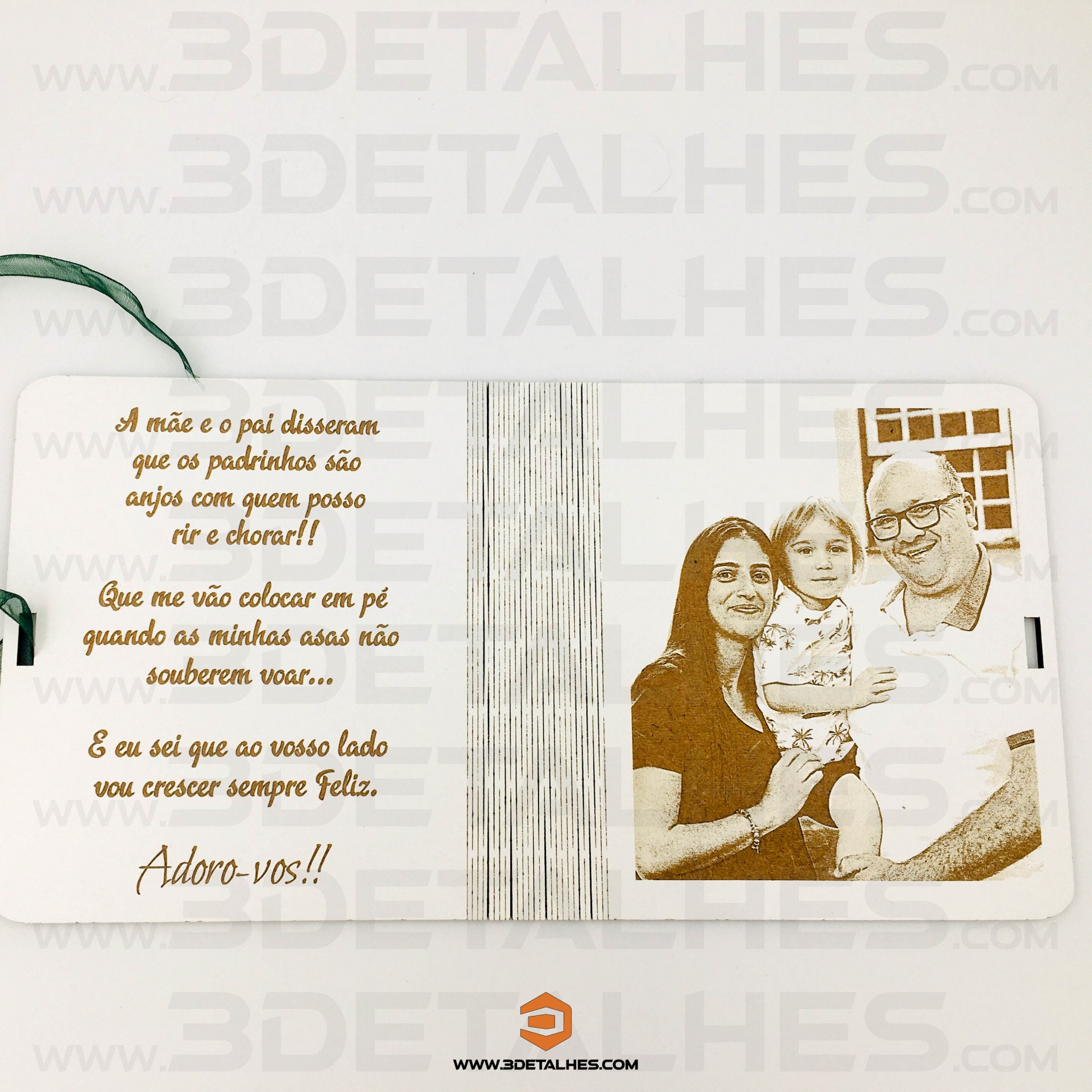 Livro com Mensagem e Foto