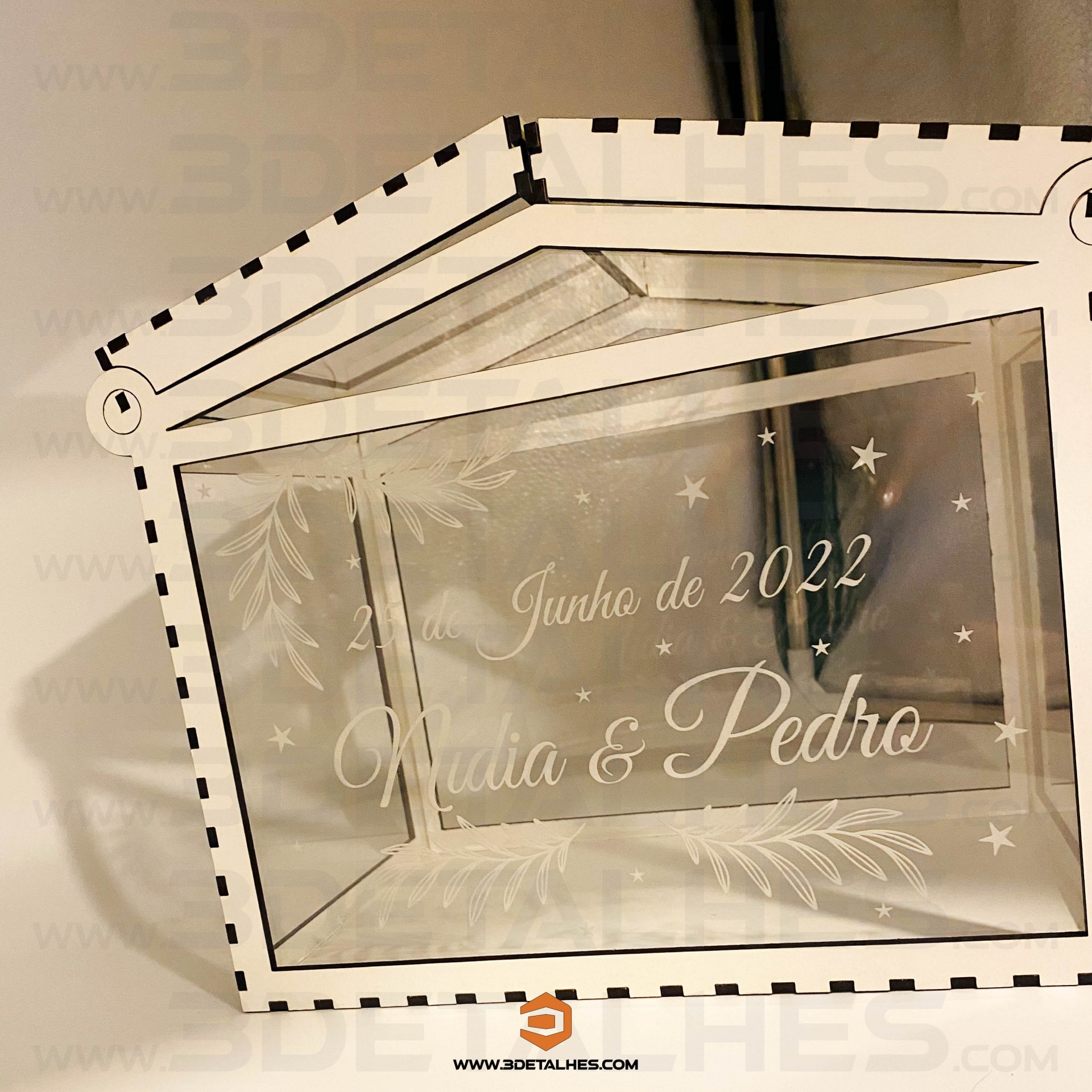 Caixa para Envelopes - Acrílico