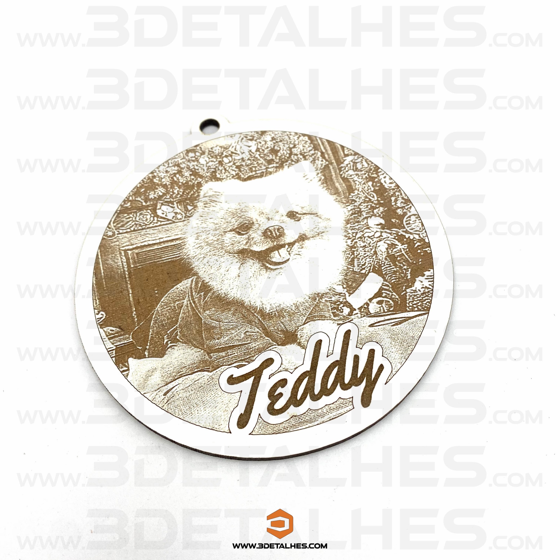 Bola de Natal com Fotografia