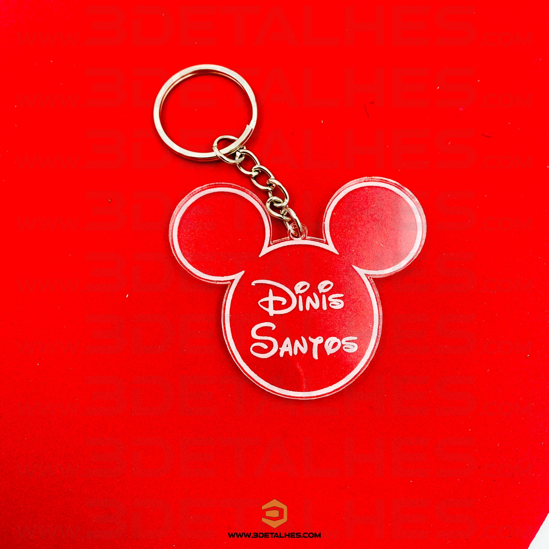 Porta Chave Minnie e Mickey