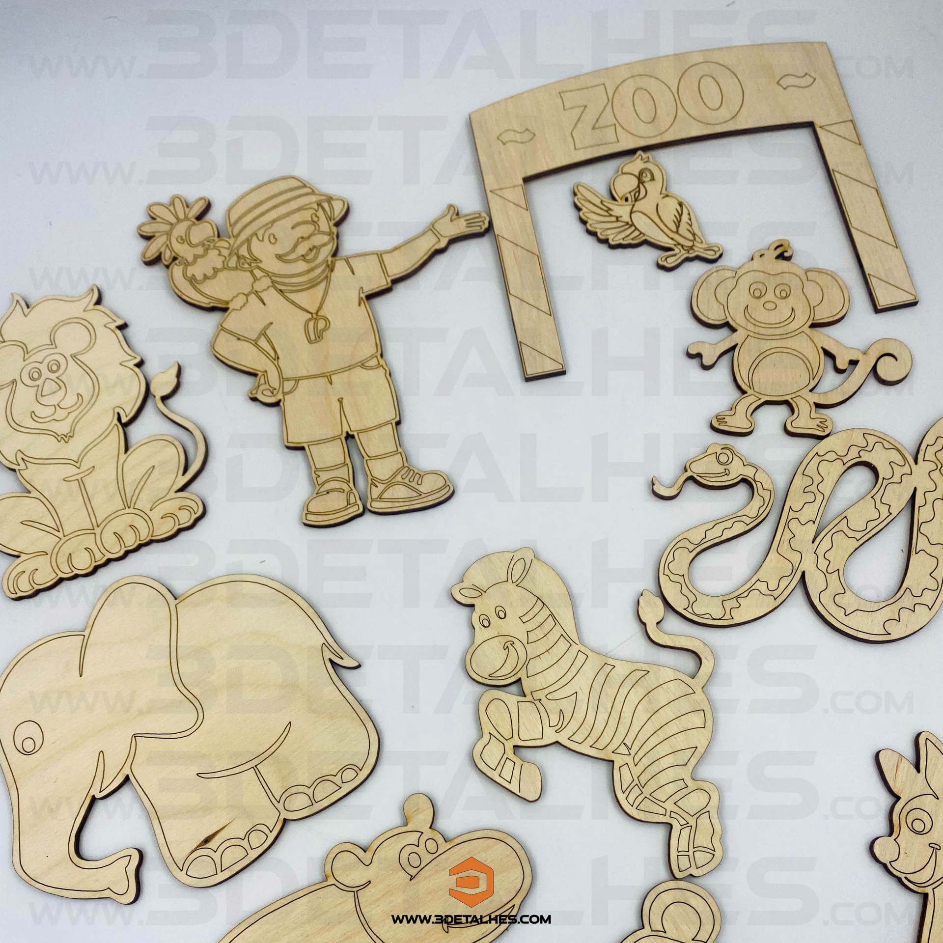 Kit de Pintura - Zoo