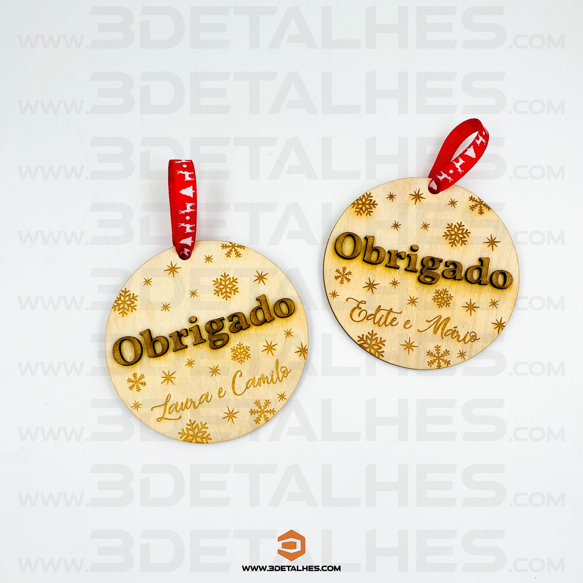 Bola de Natal - OBRIGADO