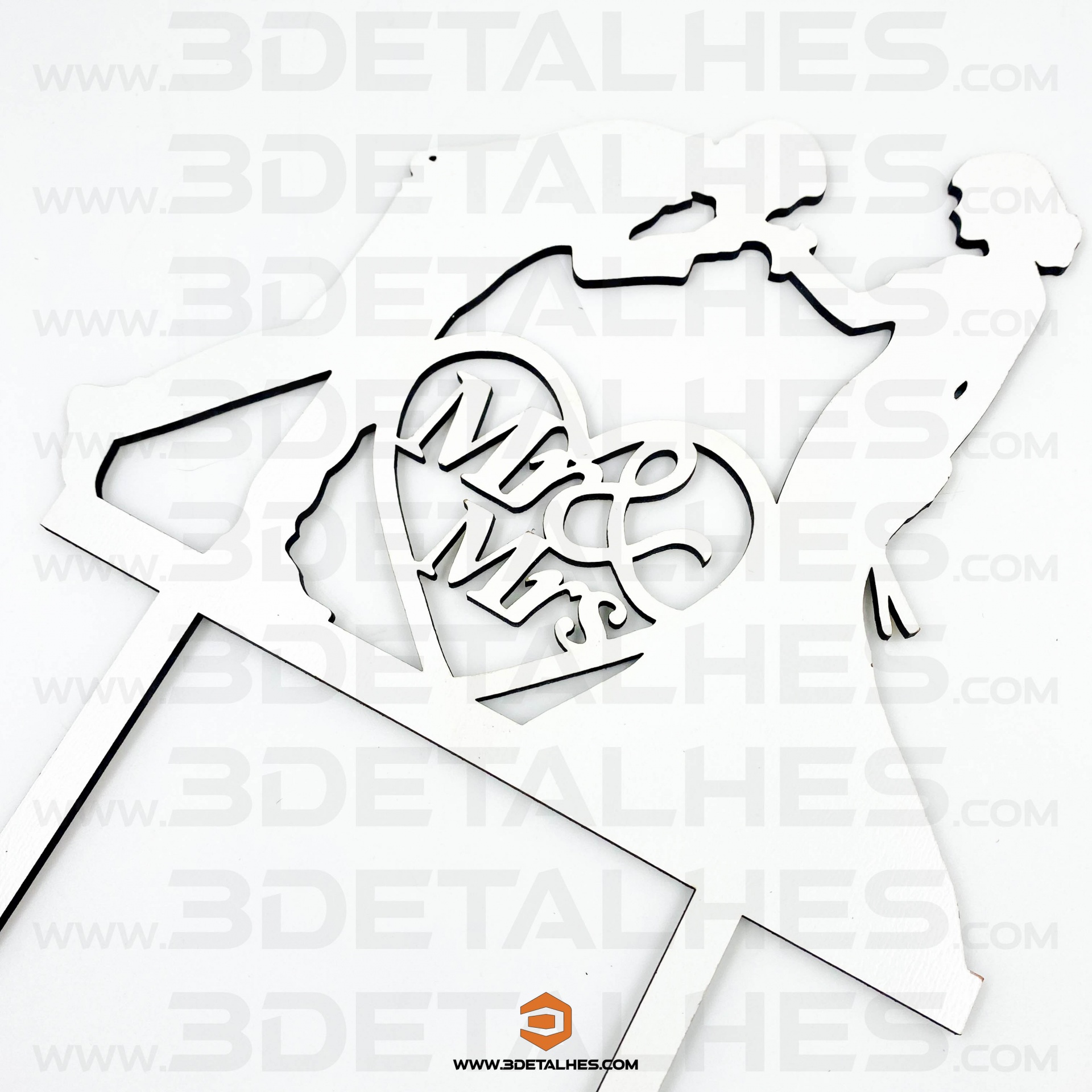 Topo de Bolo - Noivos