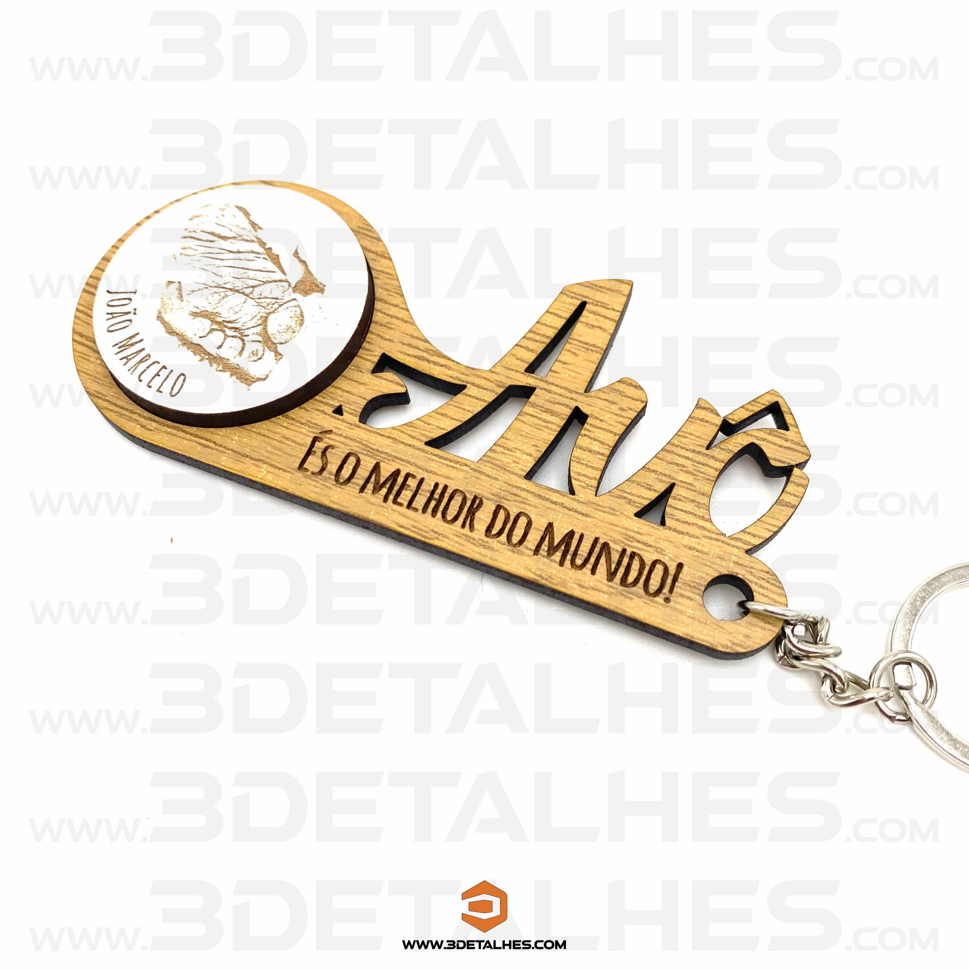 Porta Chave Avos com Foto