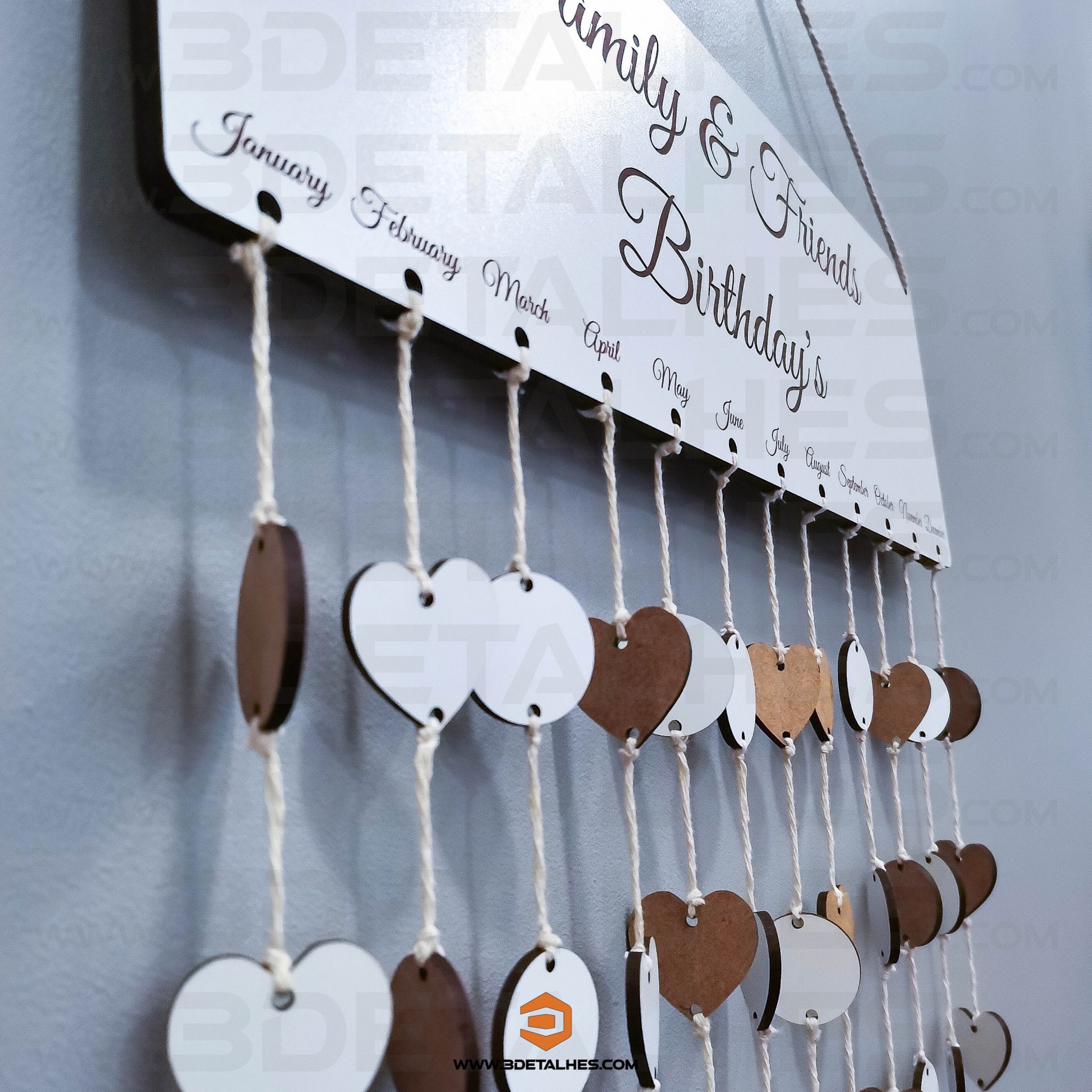 Calendário de Aniversários