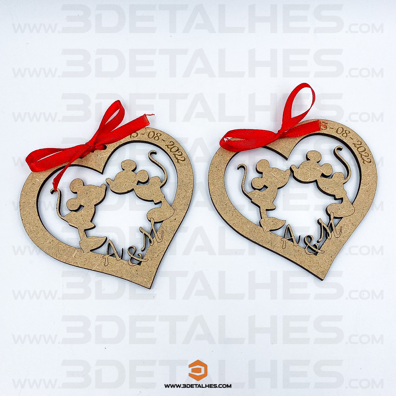 Pendente Coração Disney