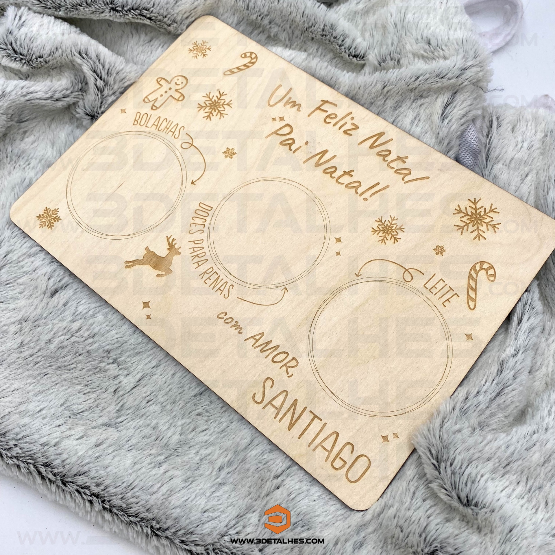 Tabuleiro para o Pai Natal