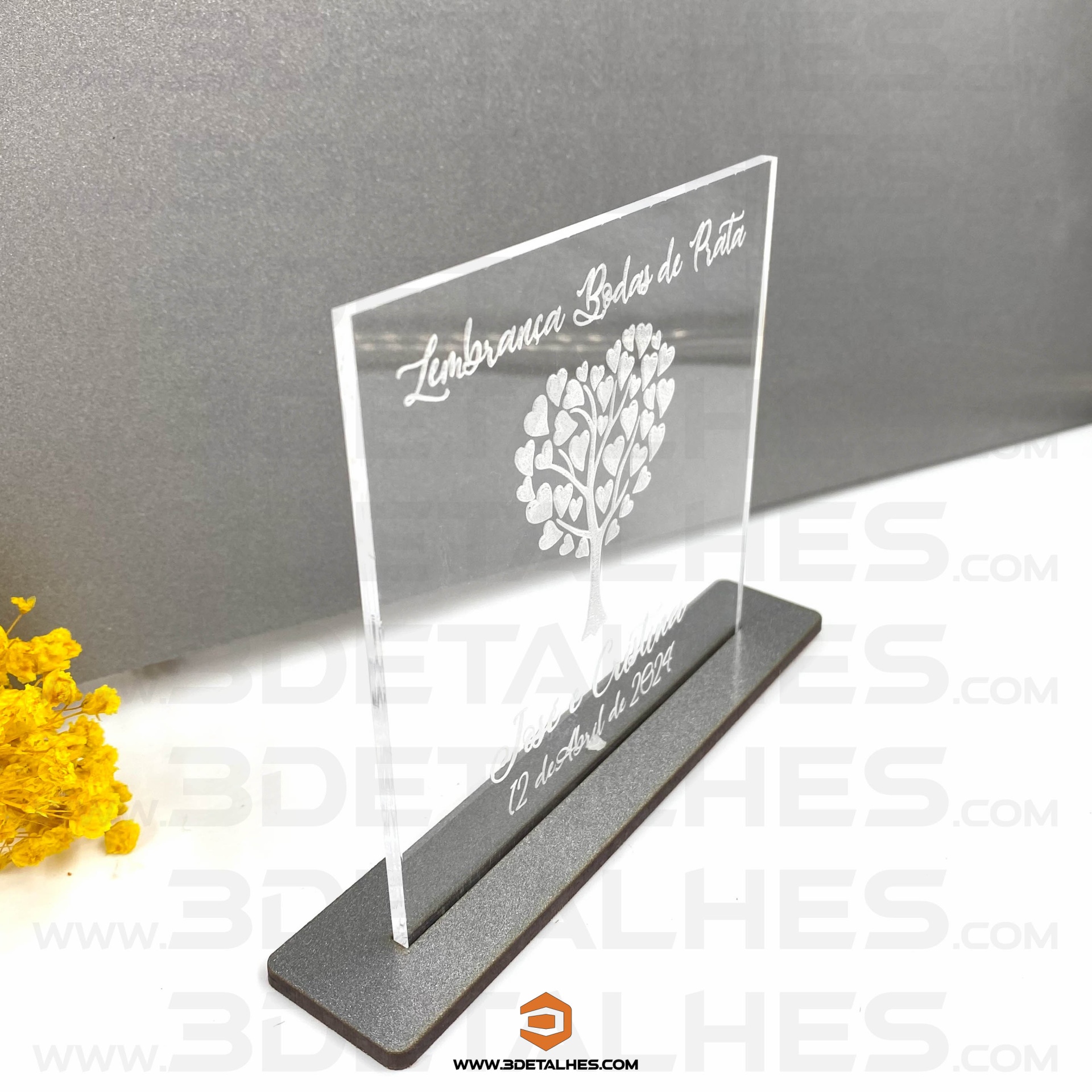 Lembrança Placa em Acrílico