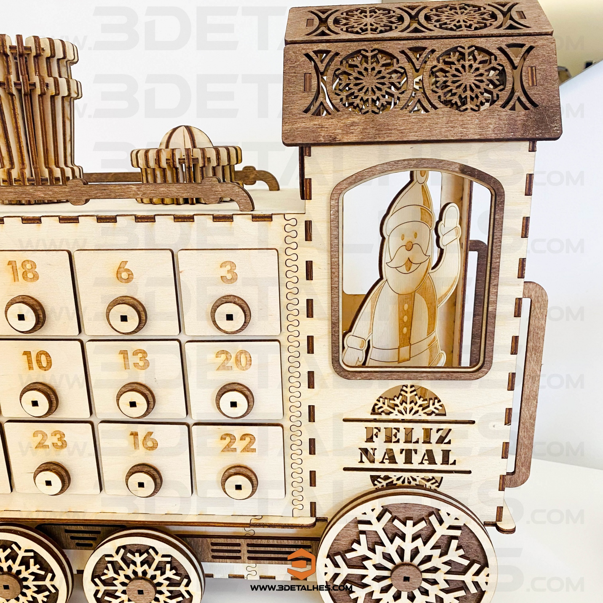 Calendário do Advento - Comboio