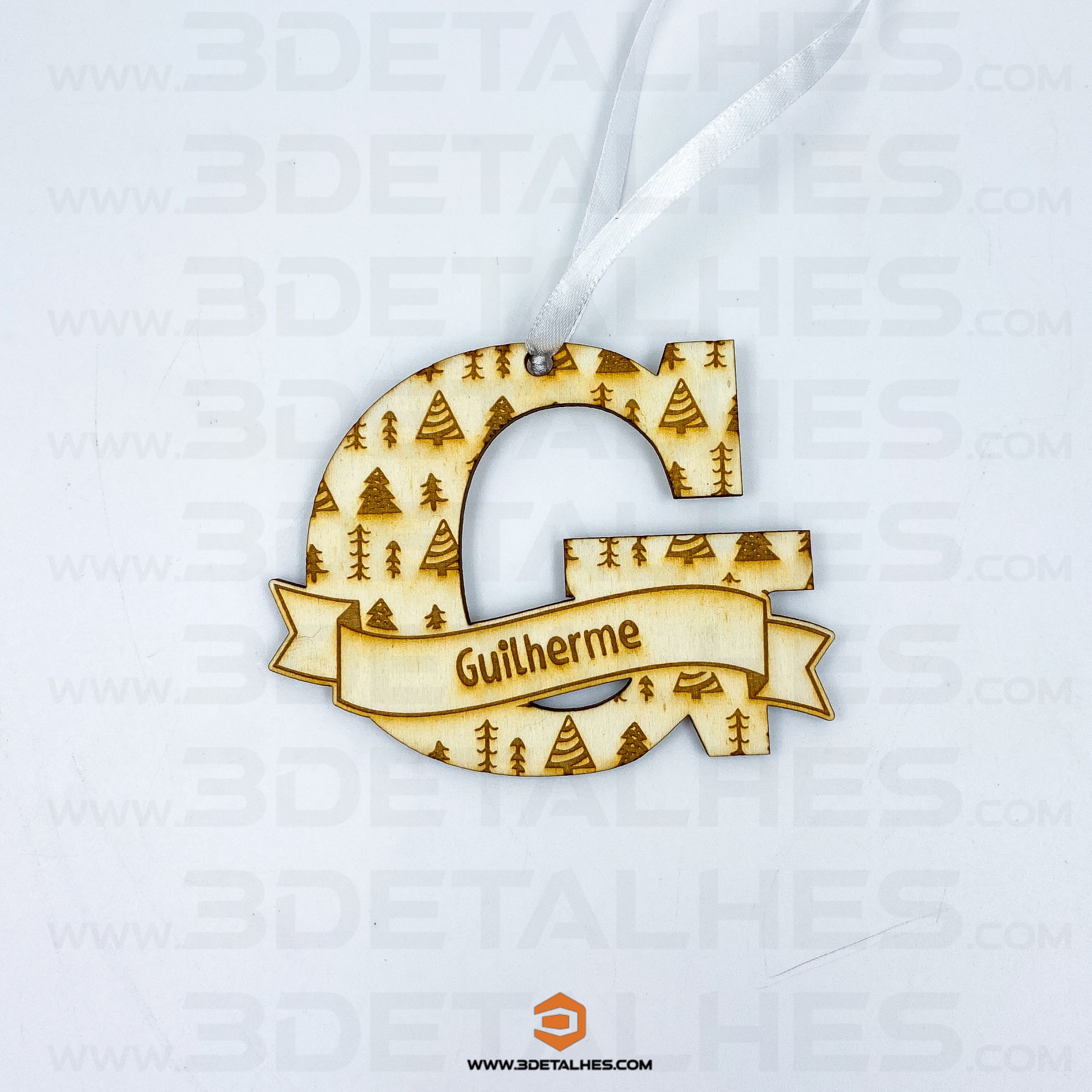 Pendente - Letra e Nome