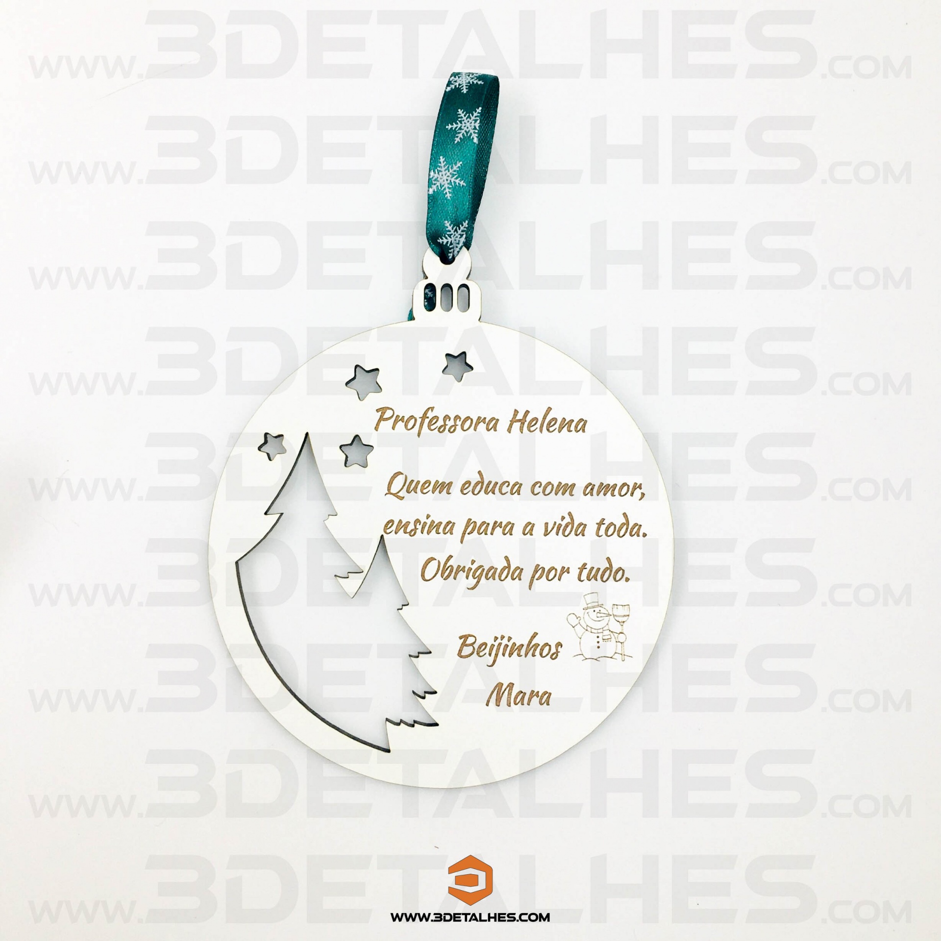 Bola de Natal - Agradecimento