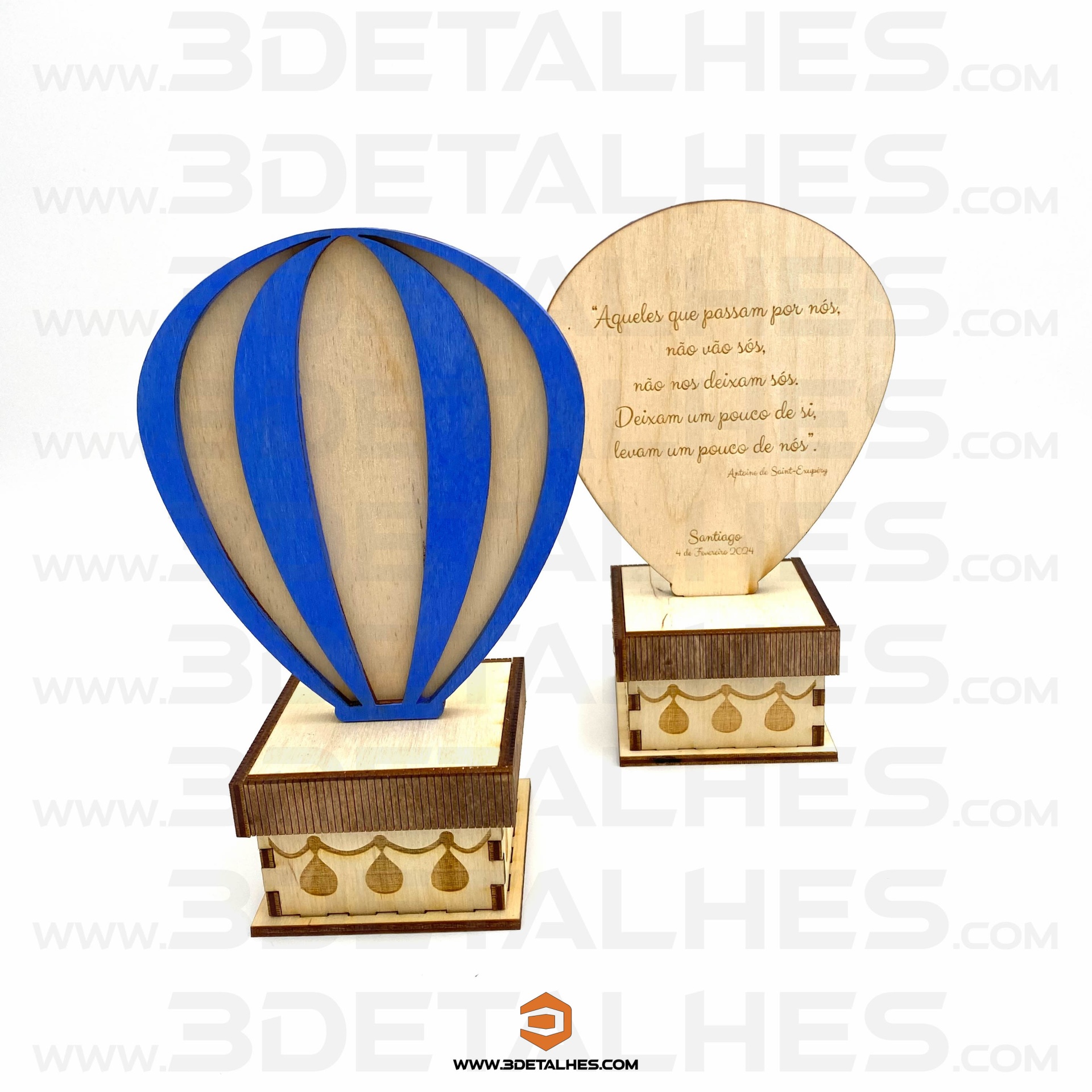 Balão de Ar Quente (caixa com bombons)