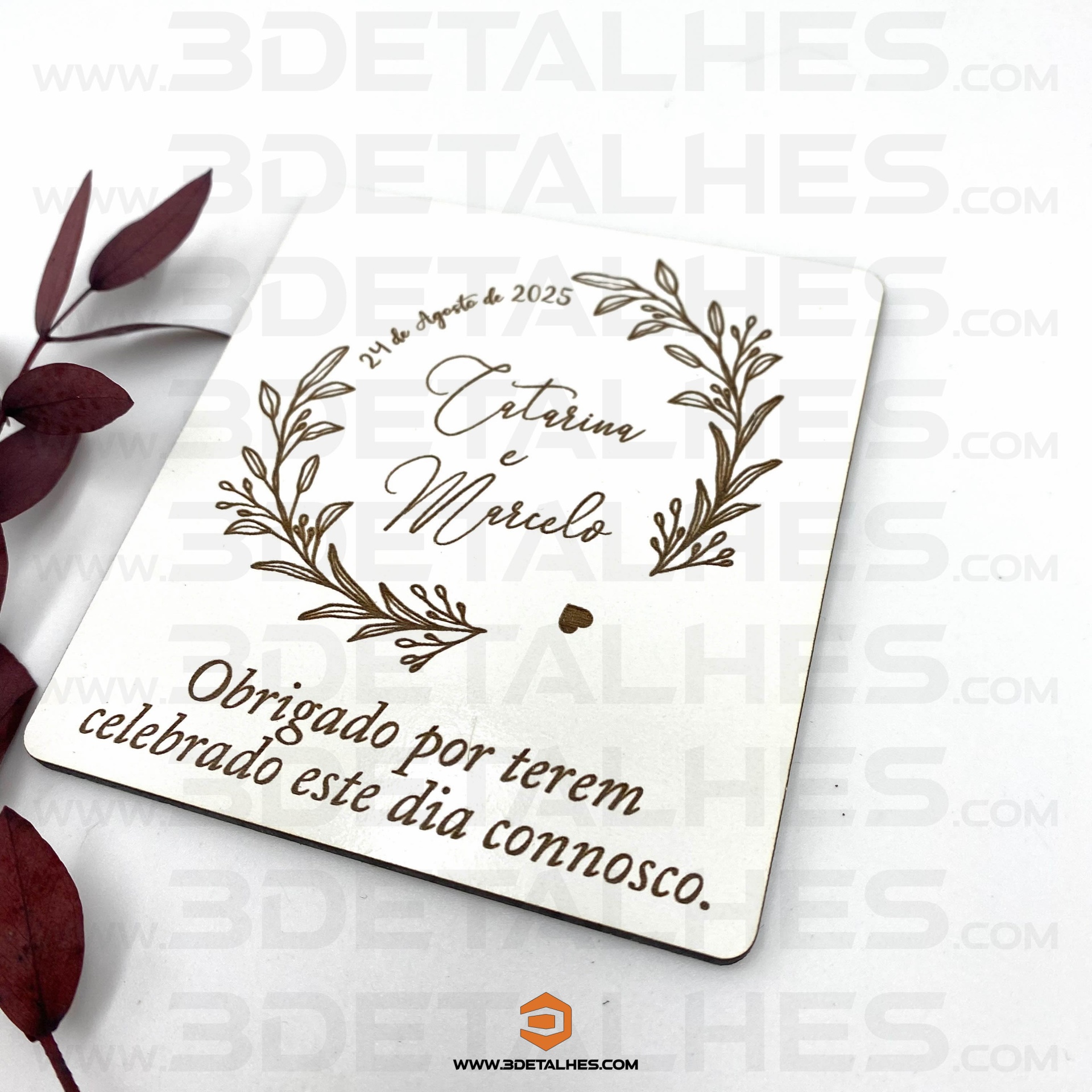 Lembrança Placa (íman ou base)