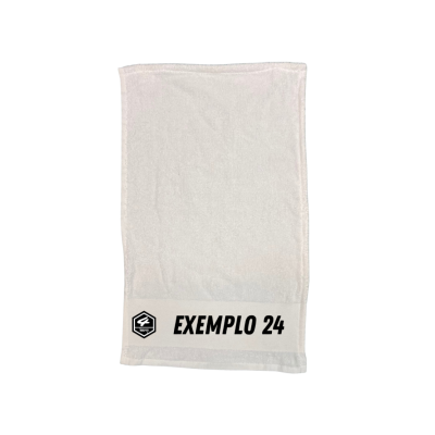 Toalha branca felpuda com bordado PREPPP EXEMPLO 24