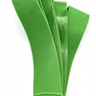 Bandas de resistência elásticas verdes de borracha
